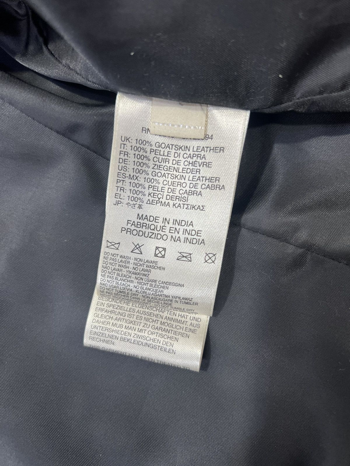 Diesel Diesel L- RACING WOLF Leather jacket size L Size US L / EU 52-54 / 3 - 8 Thumbnail