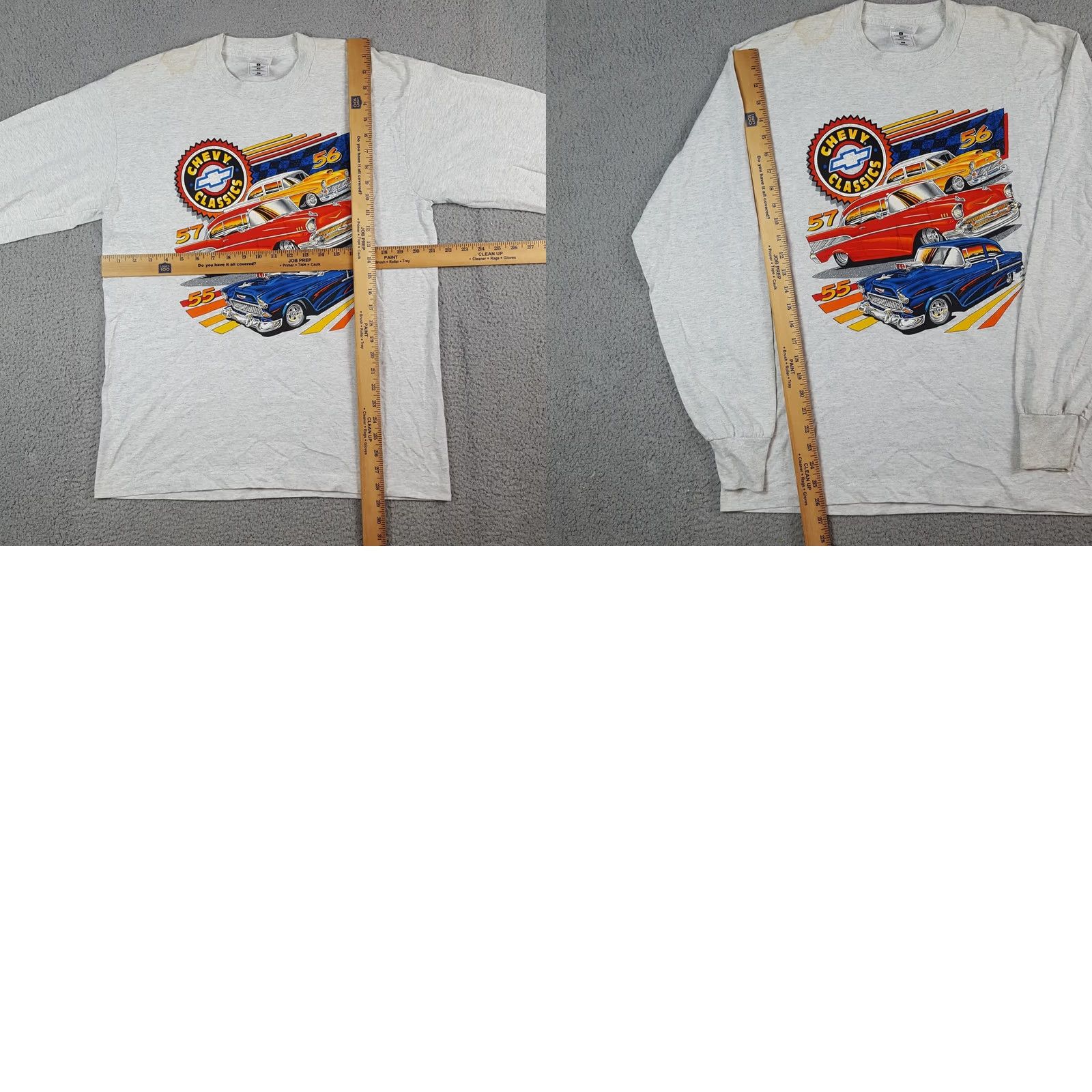 NASCAR Vintage Chevrolet T-Shirt Men XL Gray Car NASCAR Chevy Embroidered Logo 90s 2000s Retro Size US XL / EU 56 / 4 - 8 Thumbnail