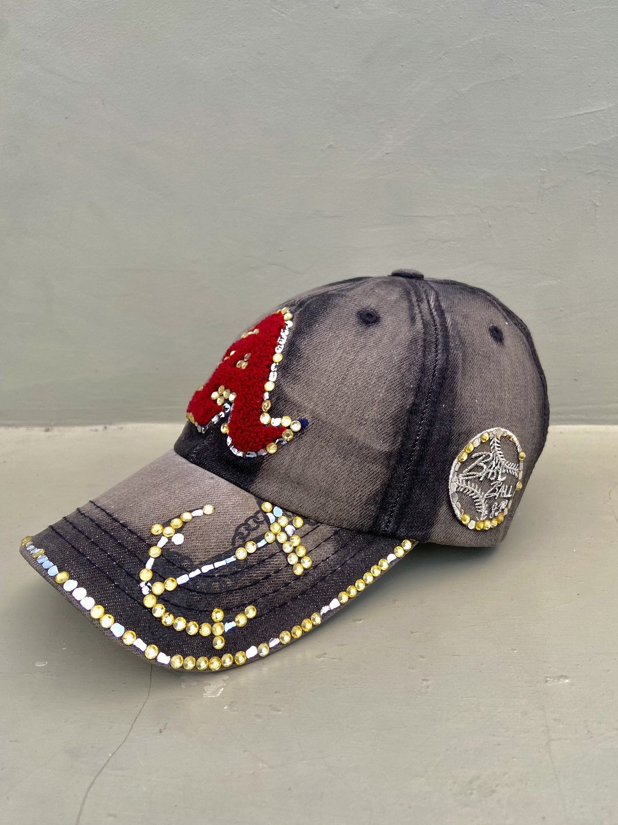 If Six Was Nine 2000s t2cap denim washed cap Size ONE SIZE - 2 Thumbnail