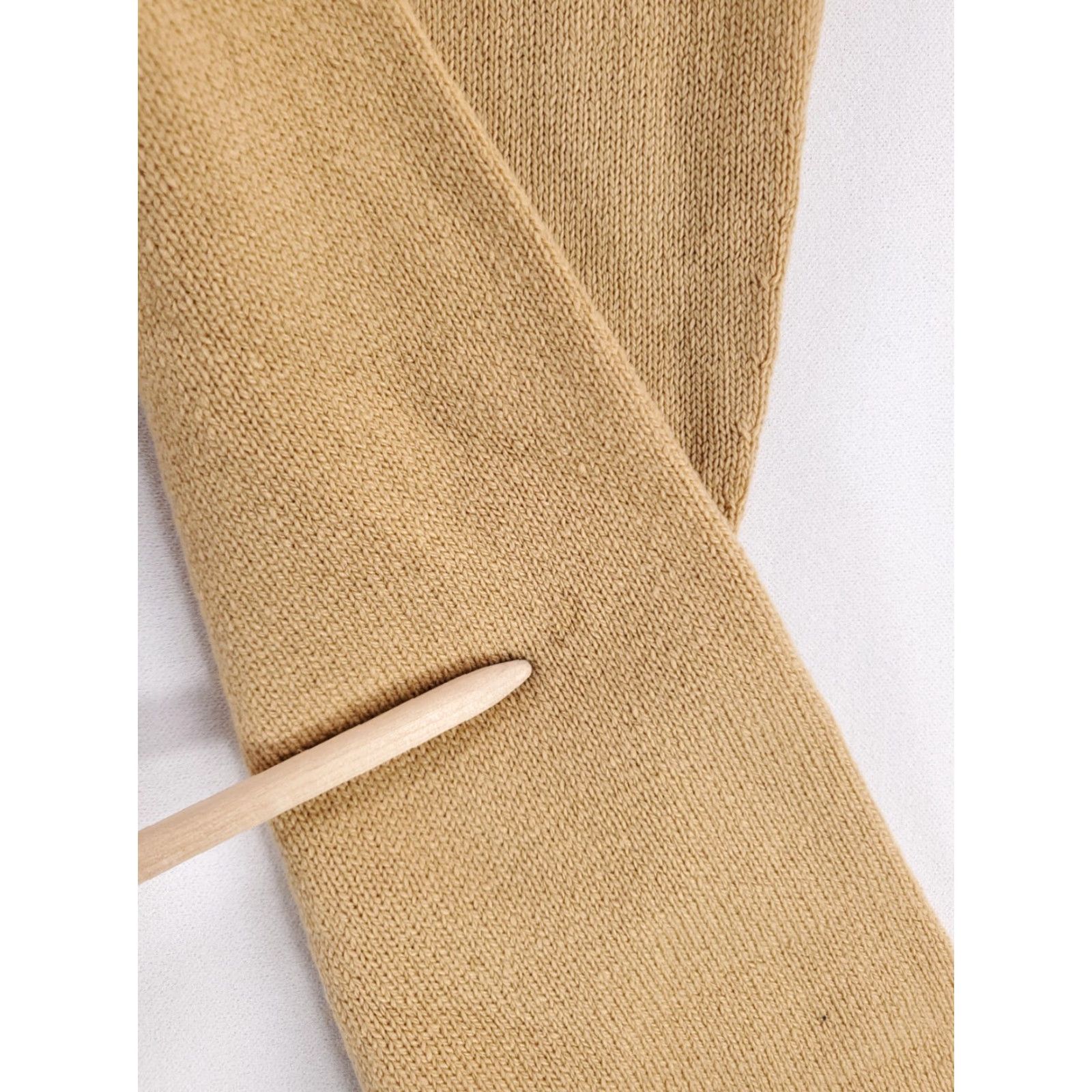 Vintage VINTAGE 60s 70s 100% Cashmere Tan Khaki Sweater Long Sleeve Mens M Pullover Shirt/Cardigan Size US M / EU 48-50 / 2 - 4 Thumbnail