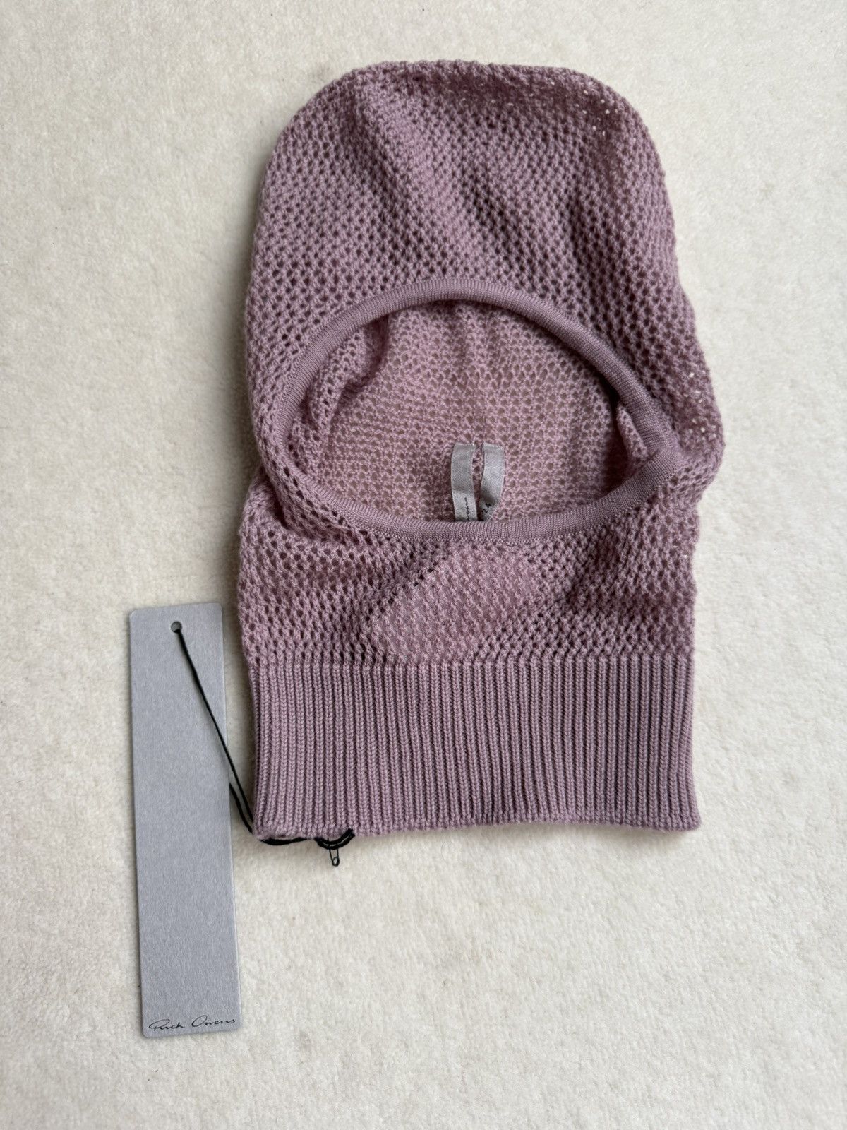 Rick Owens SS24 Rick owens dusty pink Lido balaclava grail skull hat Size ONE SIZE - 1 Thumbnail