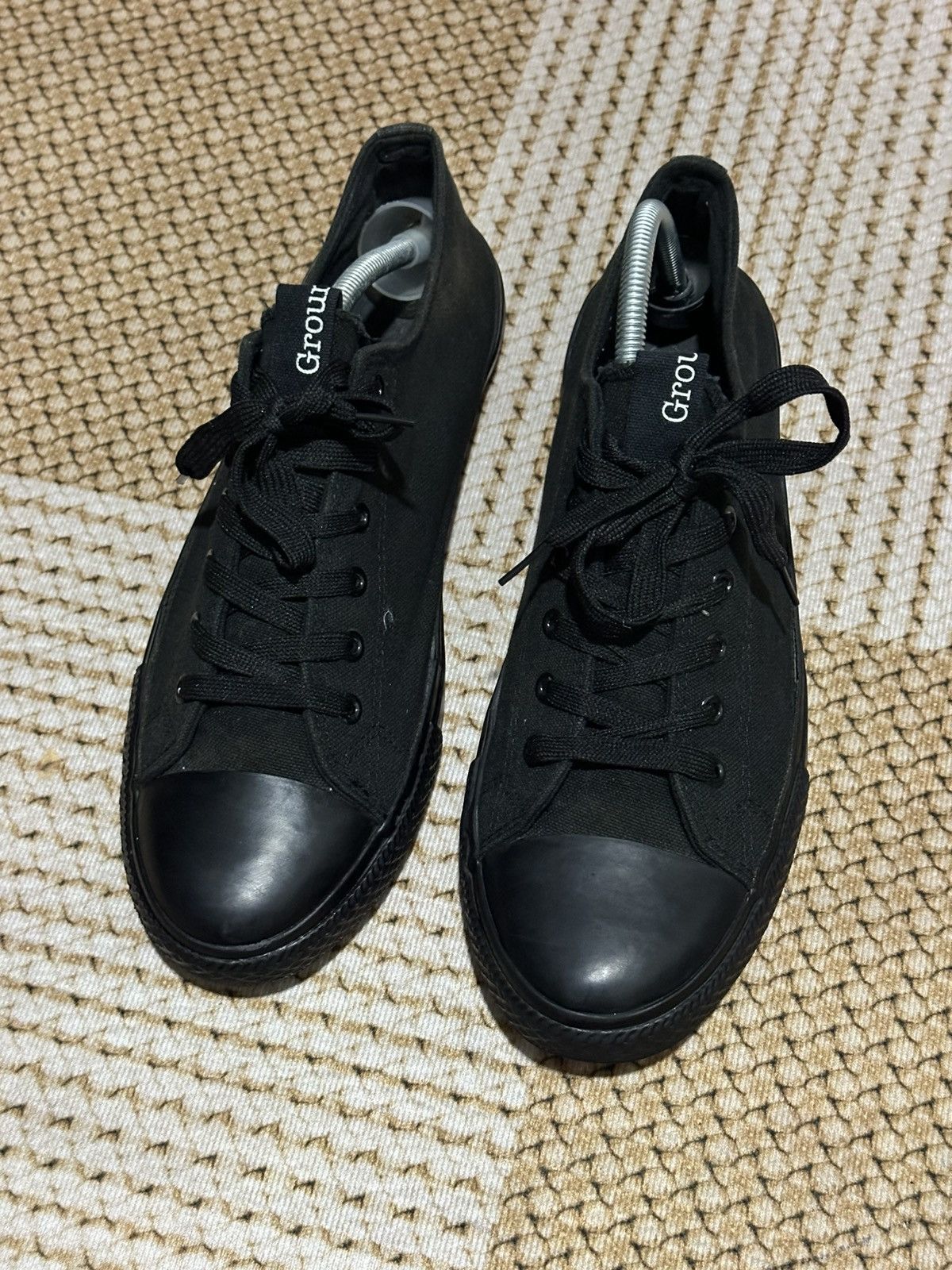 Ground Y SS21 Ground Y Yohji Yamamoto Low Top Black Sneakers Size US 10 / EU 43 - 4 Thumbnail