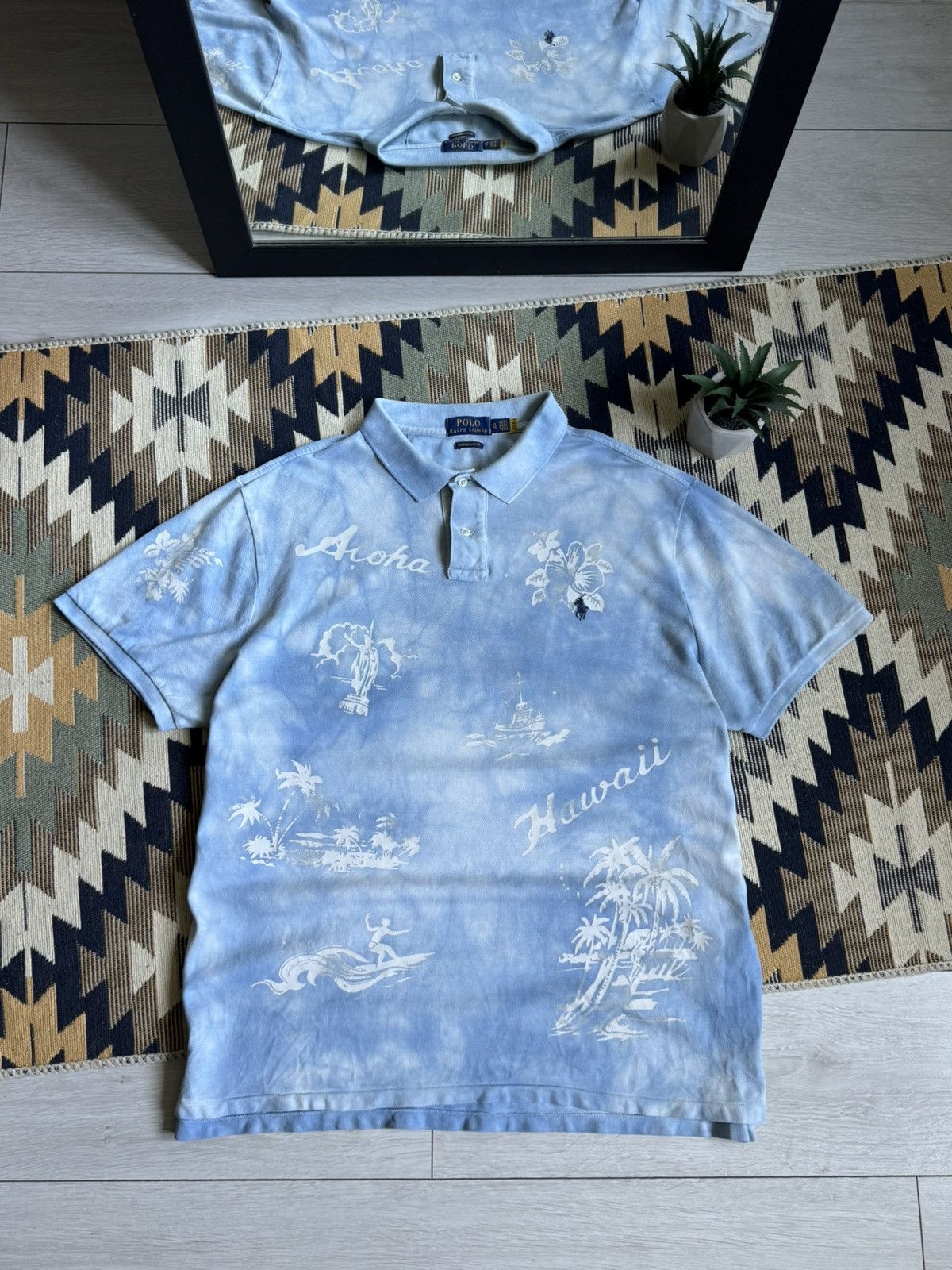 Polo Ralph Lauren Vintage Polo Ralph Lauren Aloha Hawaii T-shirt Size US XL / EU 56 / 4 - 1 Thumbnail