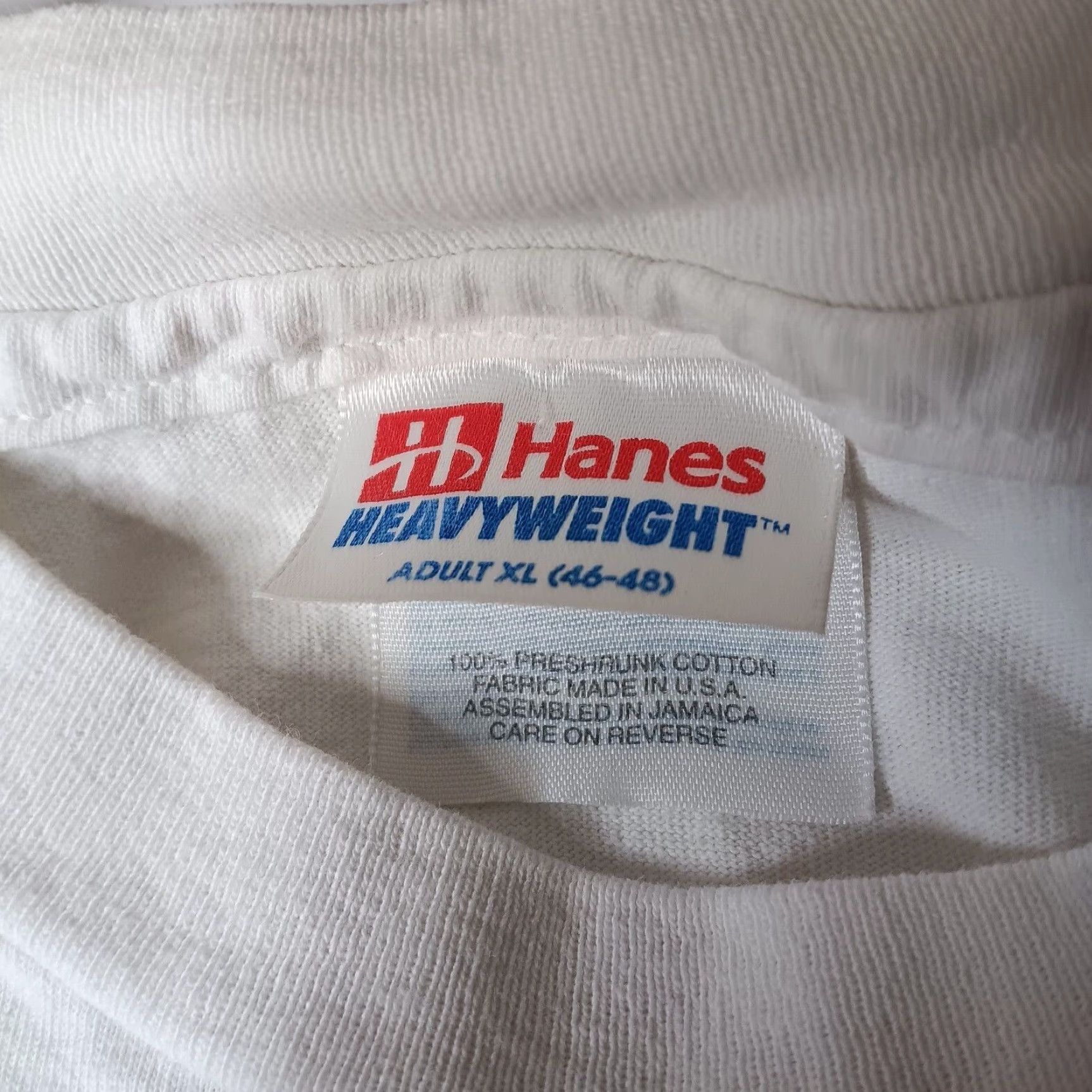 Hanes VINTAGE Hanes T-Shirt Bicycle USA Olympic Cycling White XL Mens Reading Size US XL / EU 56 / 4 - 5 Thumbnail