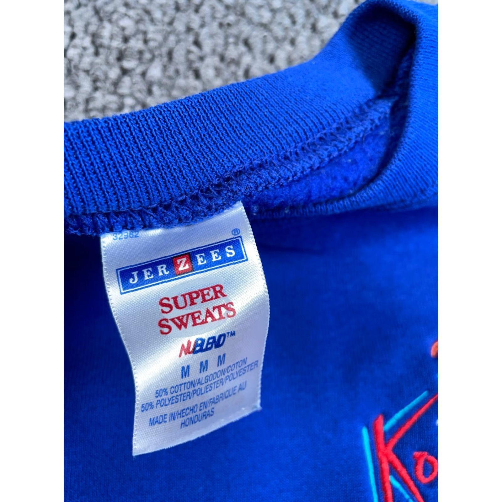 Jerzees Kokomo's Family Fun Center Embroidered Sweatshirt Adult Medium Blue Michigan Size US M / EU 48-50 / 2 - 4 Thumbnail