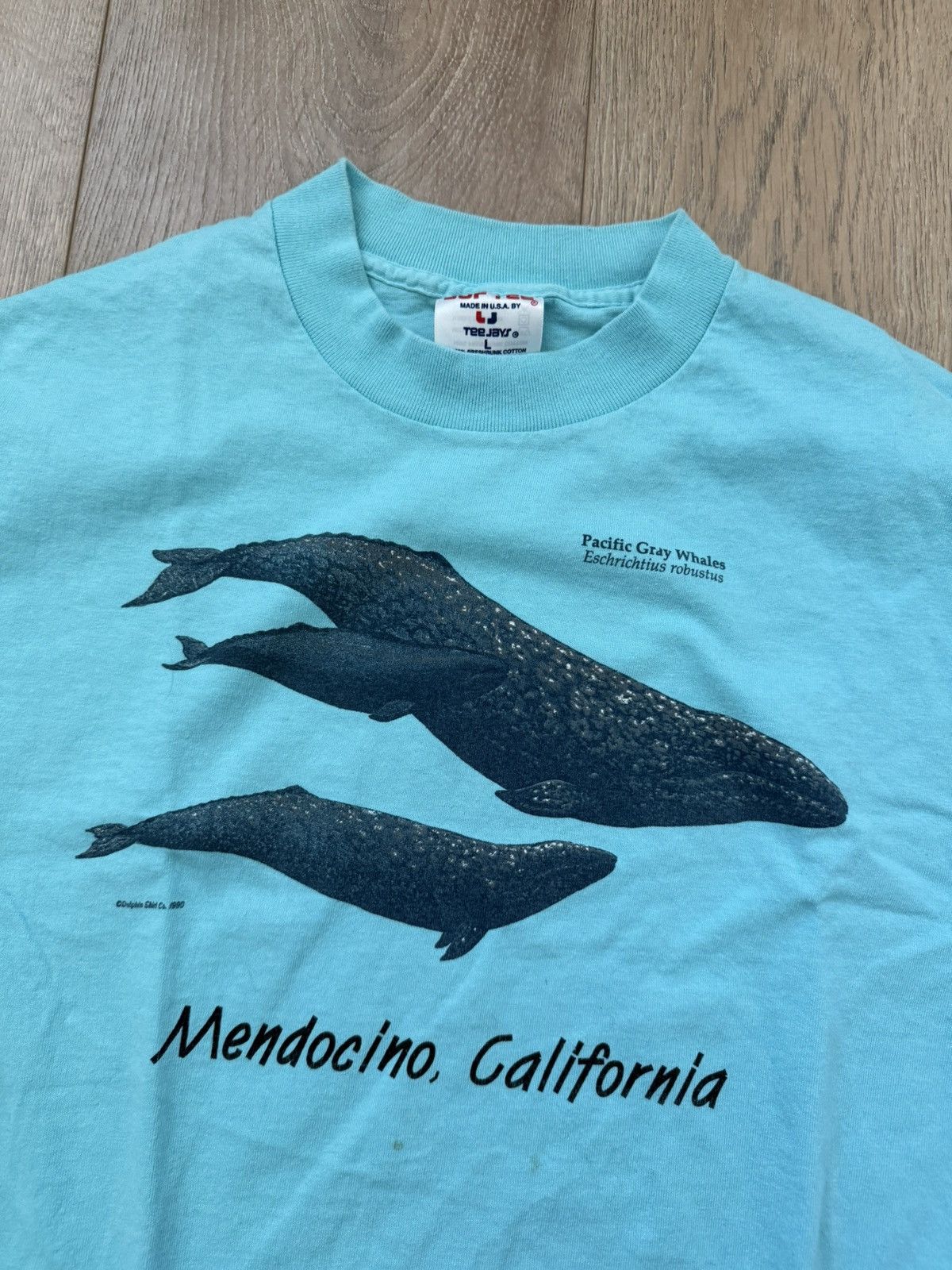 TEE JAYS × Vintage Vintage Pacific Gray Whale 1990 Size US M / EU 48-50 / 2 - 3 Thumbnail