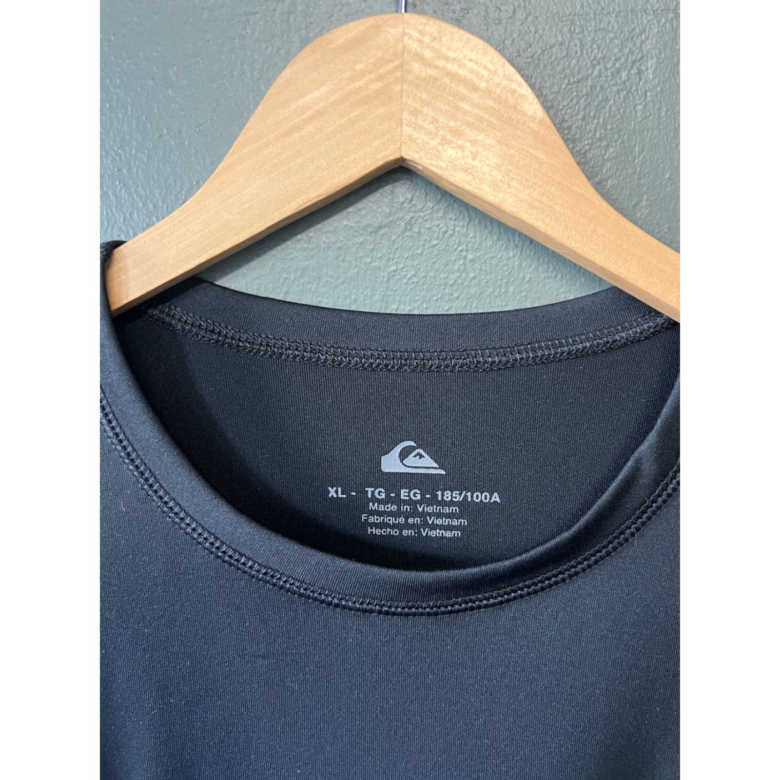 Quiksilver Quiksilver Mens Black Baselayer Athletic Long Sleeve Shirt XL Size US XL / EU 56 / 4 - 3 Thumbnail