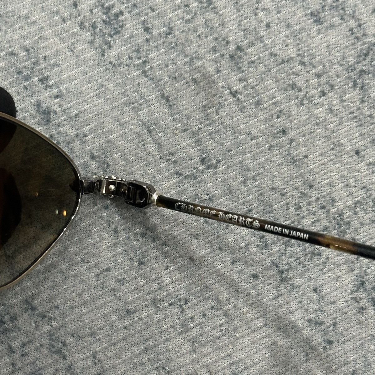 Chrome Hearts CHROME HEARTS DIAMOND DOG ANTIQUE GOLD HOLLYWOOD SUNGLASSES Size ONE SIZE - 9 Thumbnail