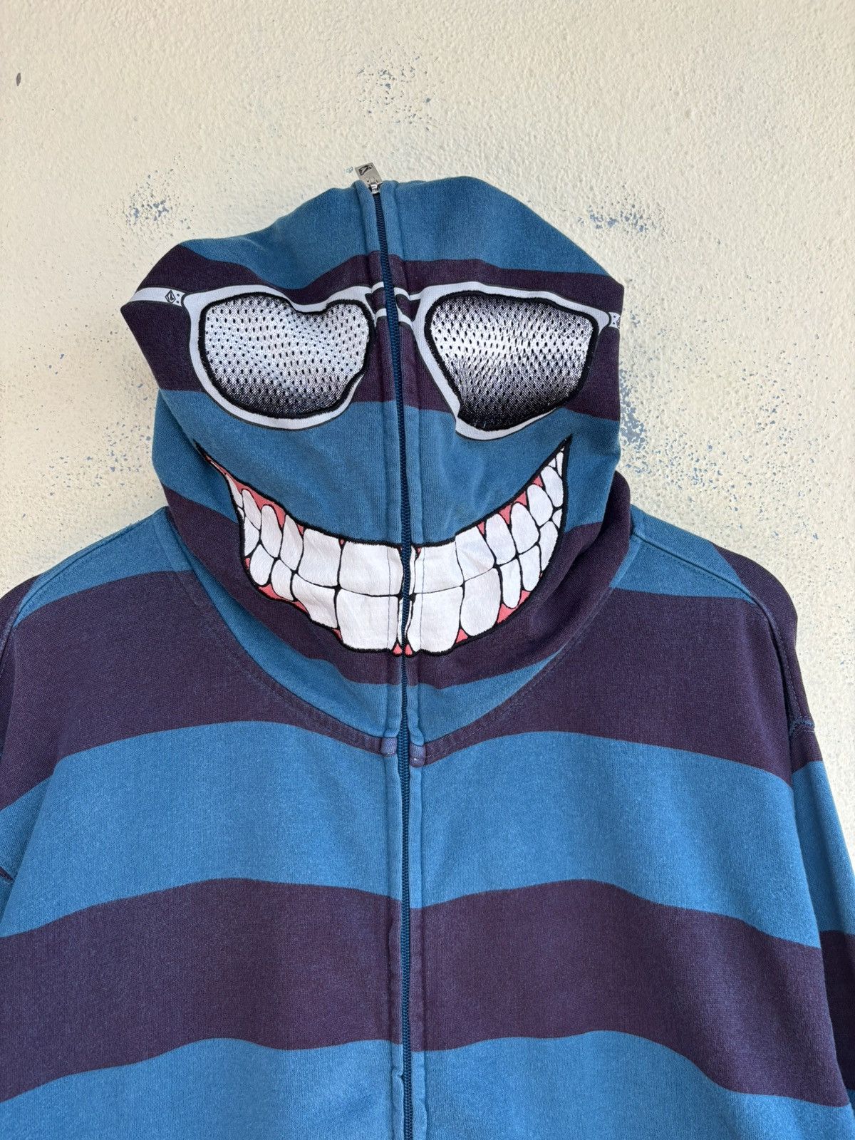 Volcom Volcom Full Zipper Zip Up Stripes Hoodie Size US XL / EU 56 / 4 - 2 Thumbnail