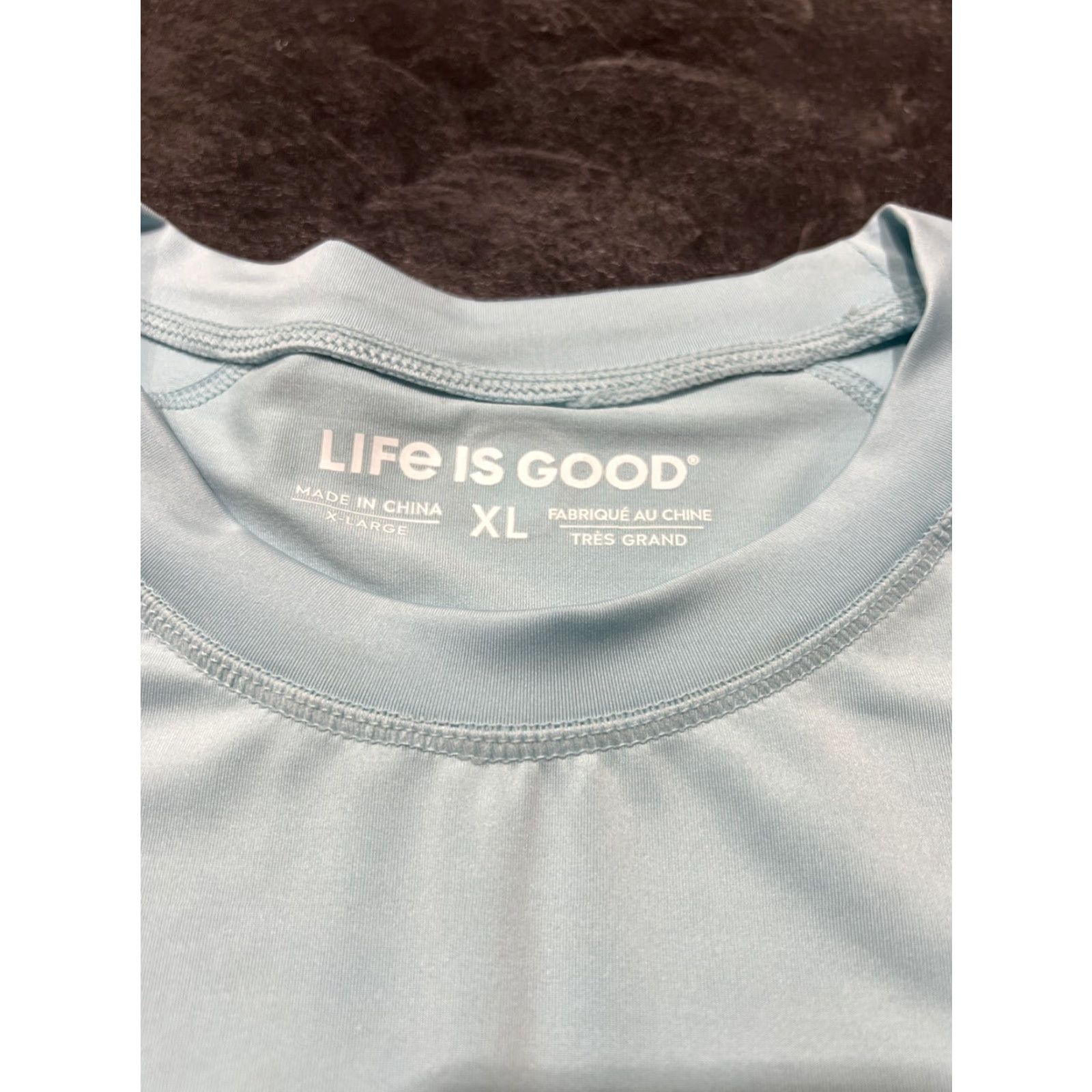 Life is Good Life is Good T-Shirt Dog Life is Good "Homemade Jam" Jake Dog Guitar Performance L/S Aqua XL Men shirts Mens T-Shirt XL Aqua Dog Theme Ready to wear Size US XL / EU 56 / 4 - 7 Thumbnail