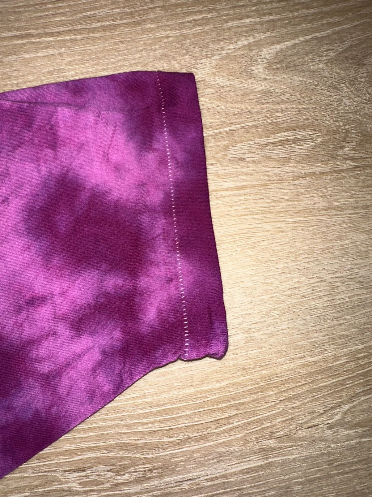 Fruit Of The Loom × Vintage Vintage 90’s Fruit of the Loom Purple Tye Dye Blank T-Shirt Size US XL / EU 56 / 4 - 5 Thumbnail
