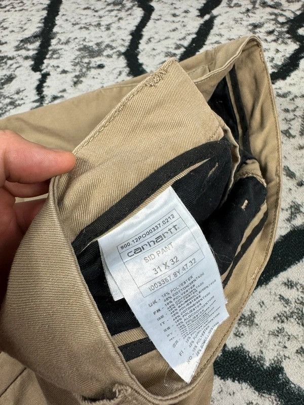 Carhartt Carhartt sid Pant 31 32 beige Size US 31 - 6 Thumbnail