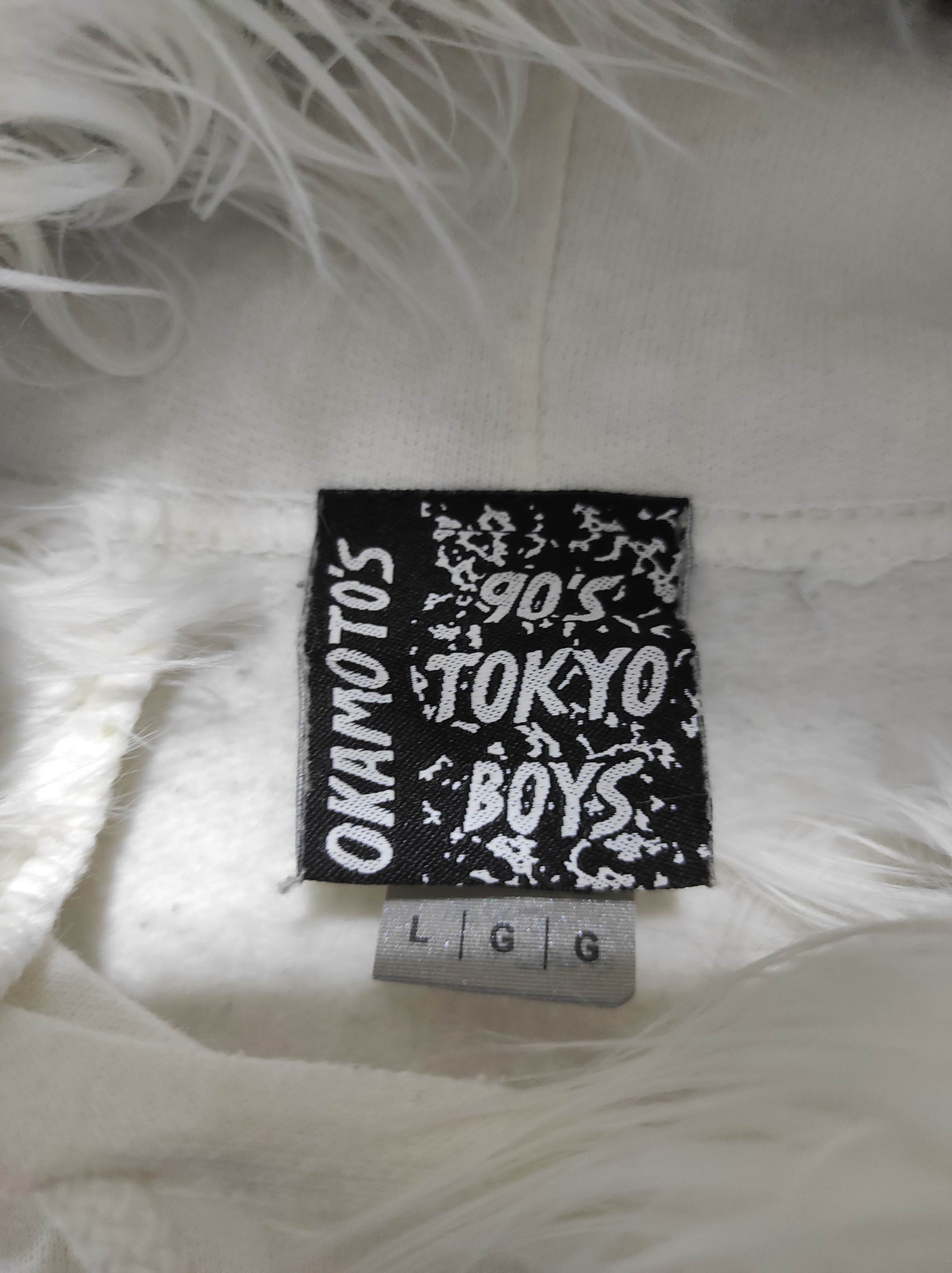 Japanese Brand Okamoto's 90's Tokyo Boys Fur hoodie IfSixWasNine LGB style Size US L / EU 52-54 / 3 - 8 Thumbnail