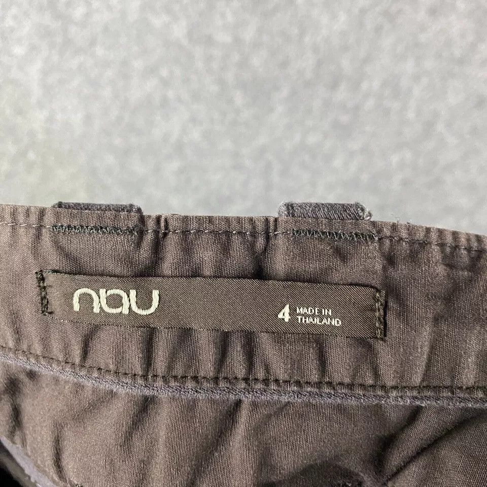 nau NAU Pants Women's Size 4 Chino Gray Mid Rise Organic Adults Size 27" / US 4 / IT 40 - 6 Thumbnail