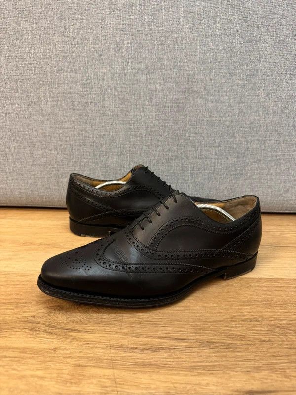 Barker Barker England Turing Calf Leather Oxford Brogue UK10 44 Size US 11 / EU 44 - 1 Thumbnail
