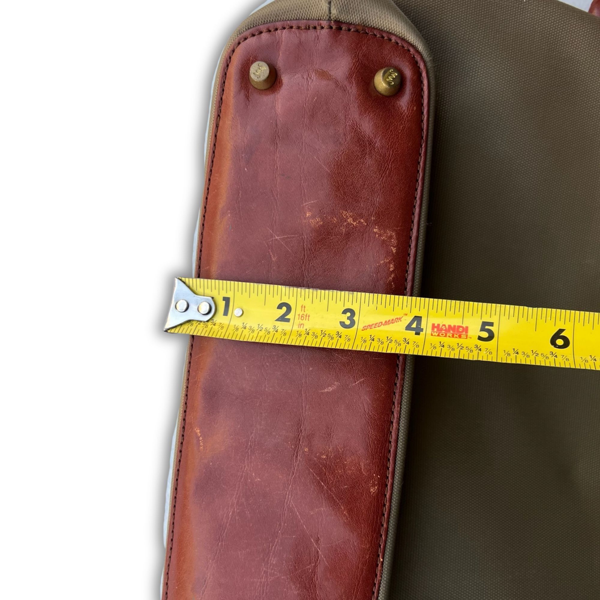 Other Monsac Leather Strap Shoulder Bag In Brown Size ONE SIZE - 7 Thumbnail