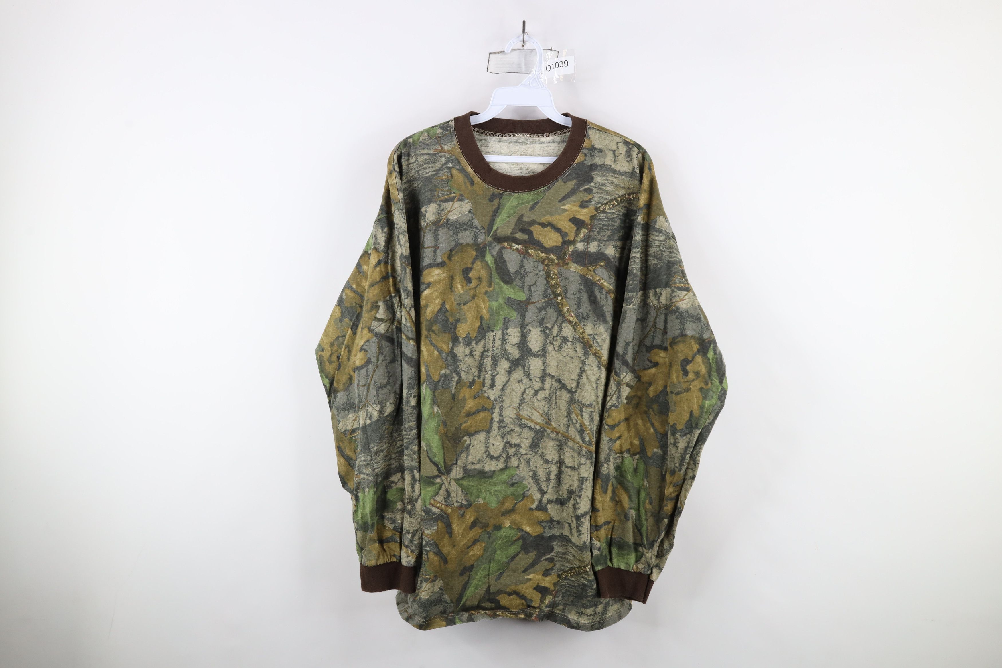 Vintage Vintage 90s Streetwear Camouflage Long Sleeve T-Shirt Cotton Size US XL / EU 56 / 4 - 1 Thumbnail