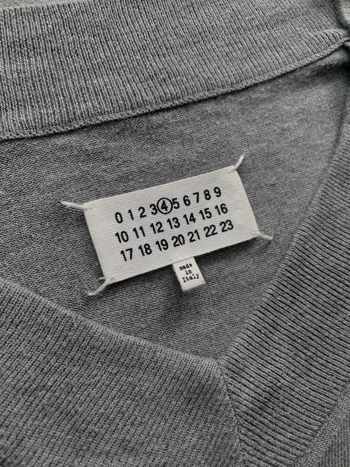 Maison Margiela FREE TAX! Line 4 Cropped Elbow Patch Sweater Size S / US 4 / IT 40 - 10 Thumbnail