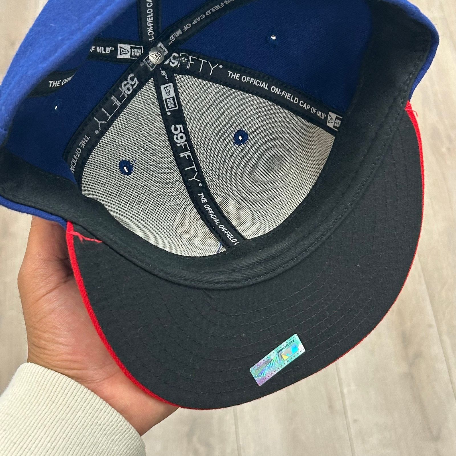 New Era Philadelphia Phillies New Era 59FIFTY Fitted Size 7 1/2 Hat Size ONE SIZE - 5 Thumbnail