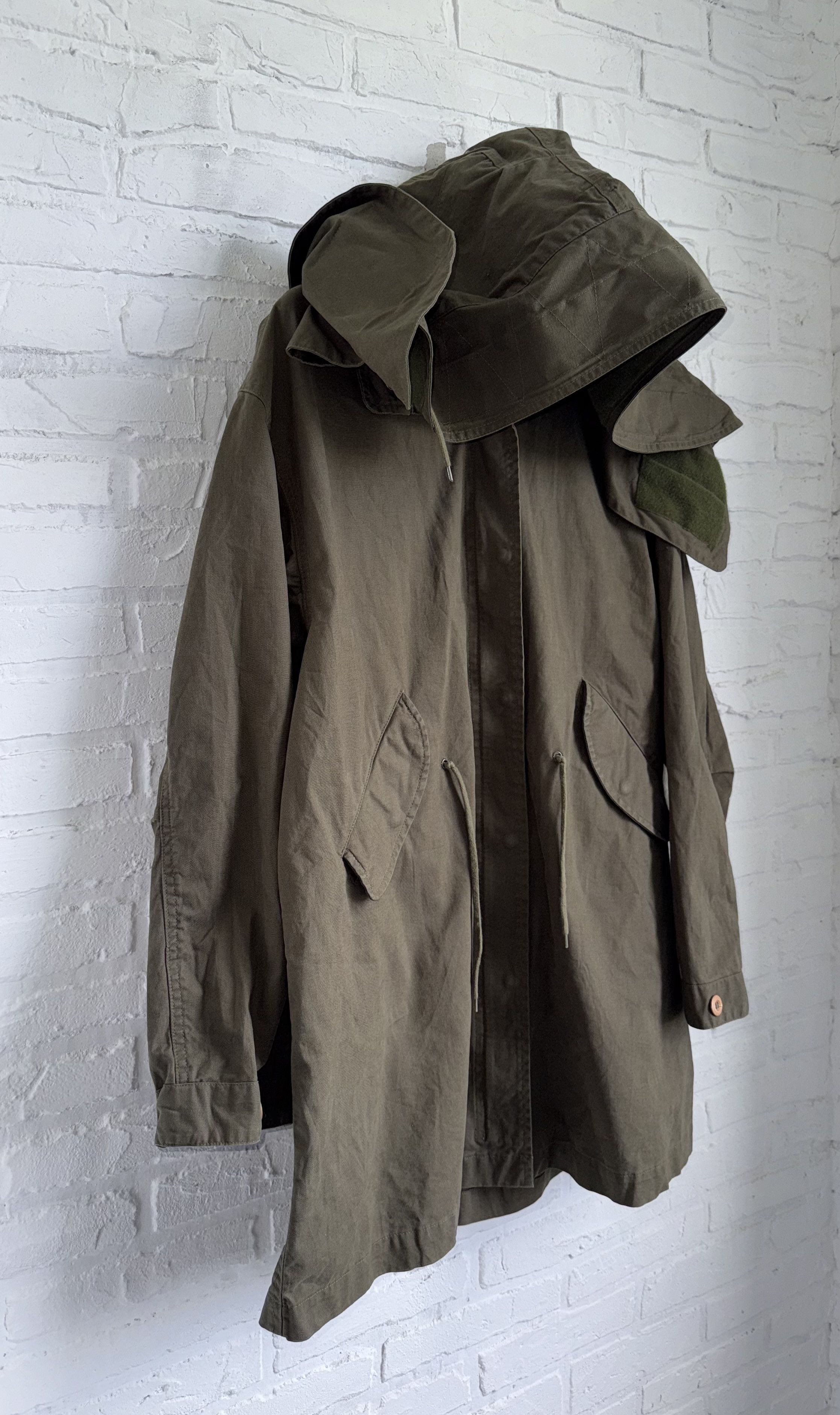 Helmut Lang Archive 1998 Helmut Lang Military Techwear Parka Oversized Size US M / EU 48-50 / 2 - 2 Thumbnail
