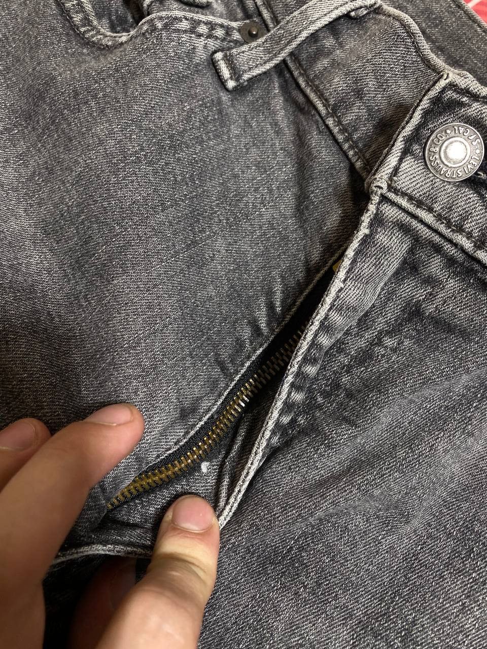 Levi's × Vintage VINTAGE LEVIS PREMIUM Button Fly Straight Leg Denim Jeans Size US 34 / EU 50 - 21 Thumbnail