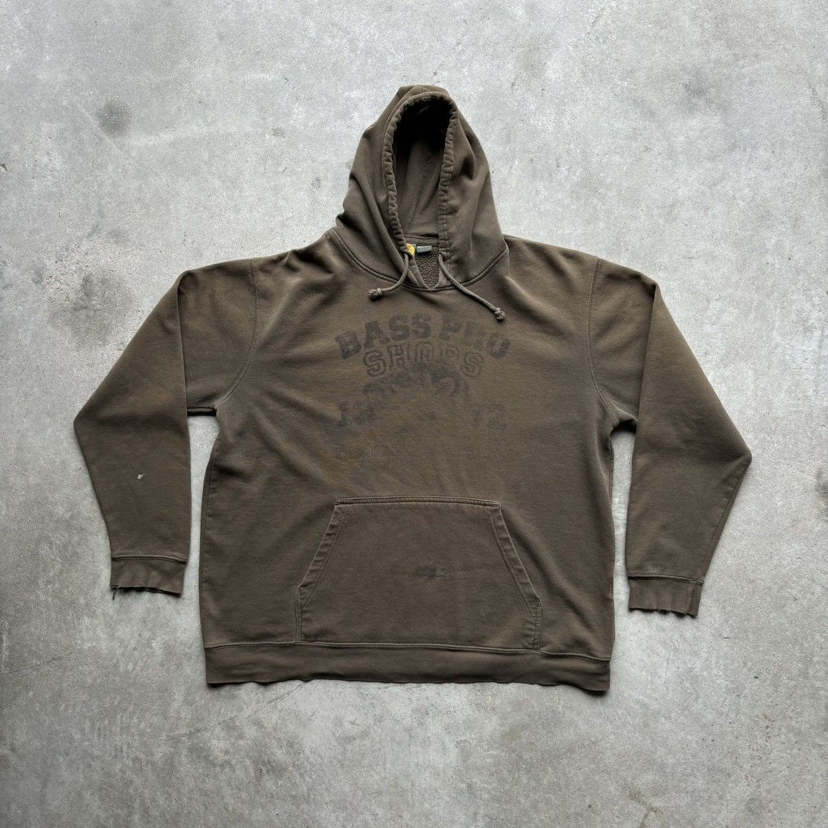 Bass Pro Shops vintage Y2K BASS PRO SHOPS Faded Distressed Spellout hoodie Size US XL / EU 56 / 4 - 5 Thumbnail