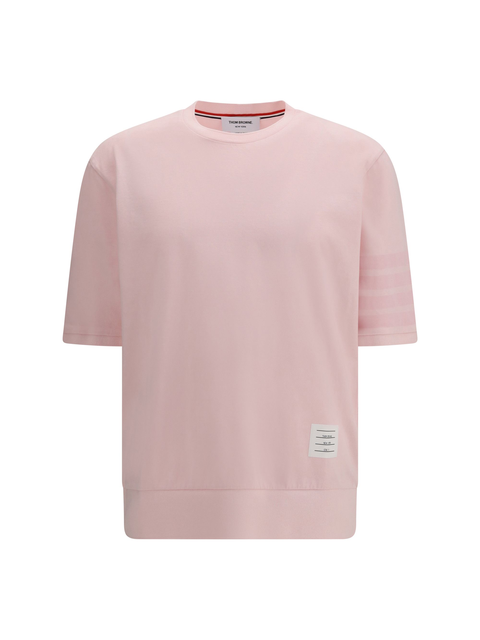 Thom Browne 4-Bar cotton jersey T-shirt Size US L / EU 52-54 / 3 - 1 Thumbnail