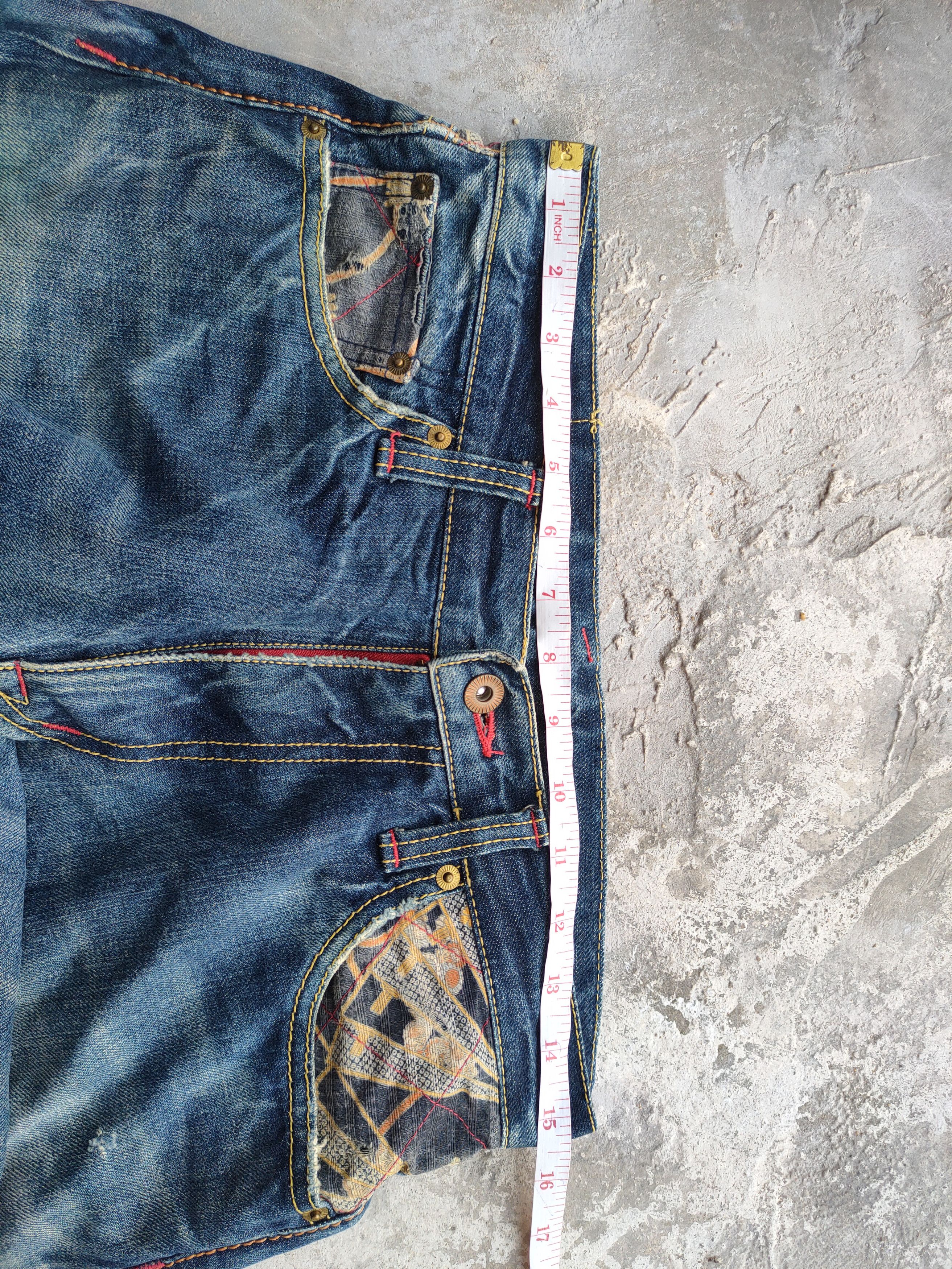 Japanese Brand SICK💥 JAPANESE VINTAGE DISTRESSED FADED JEANS DENIM PANTS Size US 30 / EU 46 - 9 Thumbnail