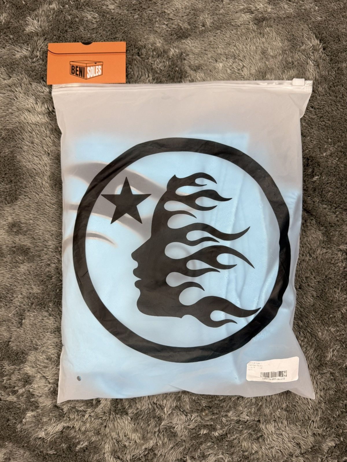HELLSTAR Hellstar Blue/Black Flame Shorts Size US 28 / EU 44 - 4 Thumbnail