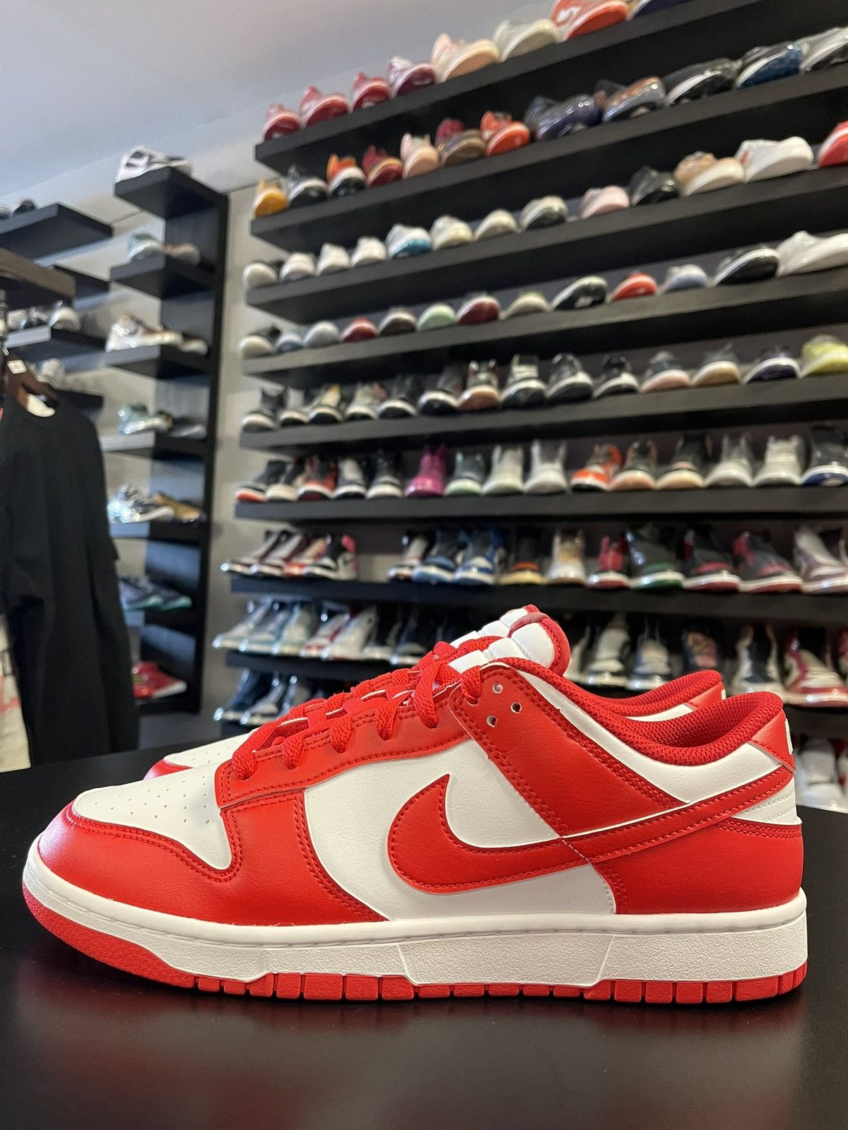Nike Size 12 - Nike Dunk Low Red St John’s Size US 12 / EU 45 - 1 Thumbnail