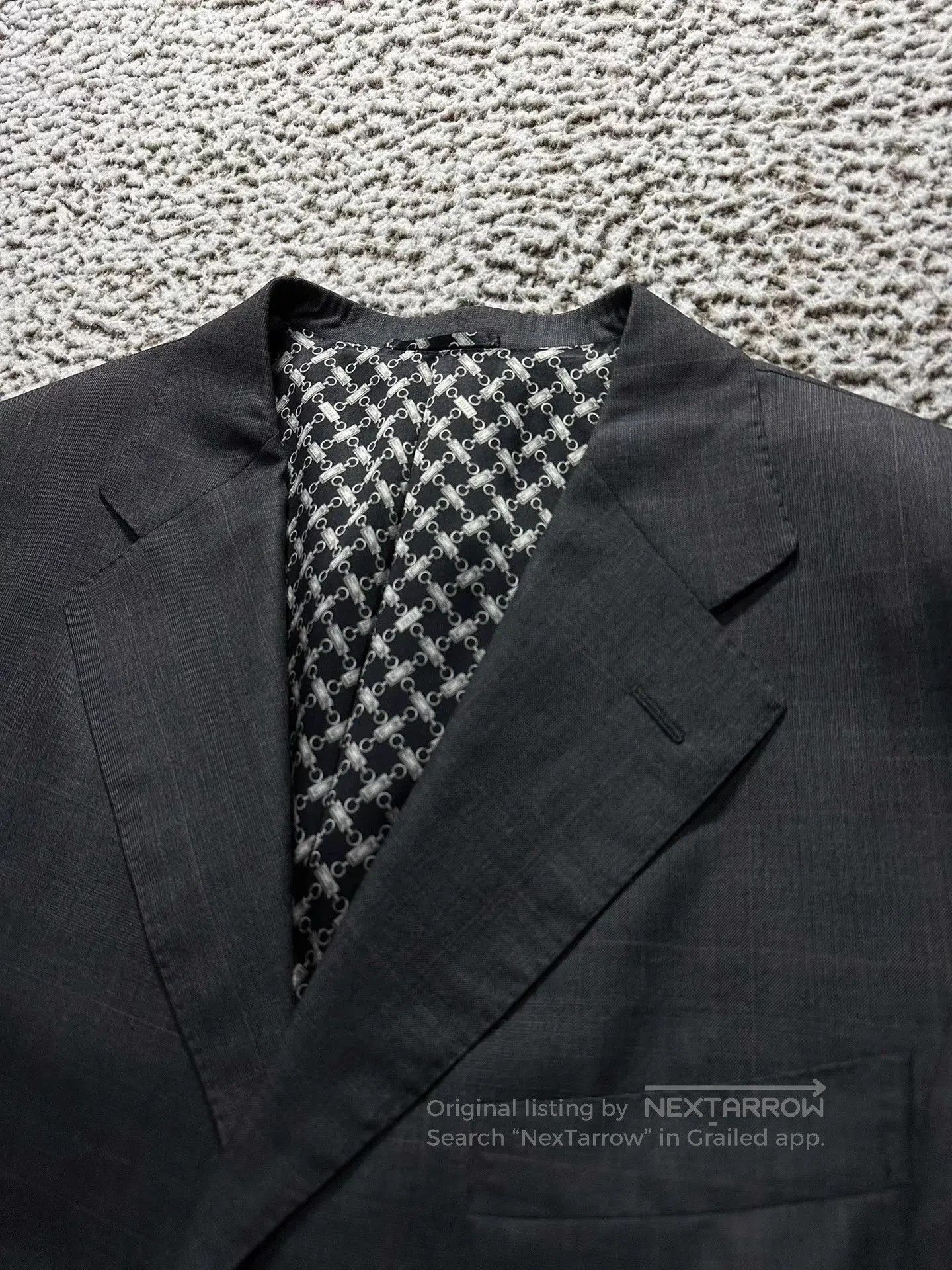 Zilli Black Plaid Formal Suit Set. Size US M / EU 48-50 / 2 - 4 Thumbnail