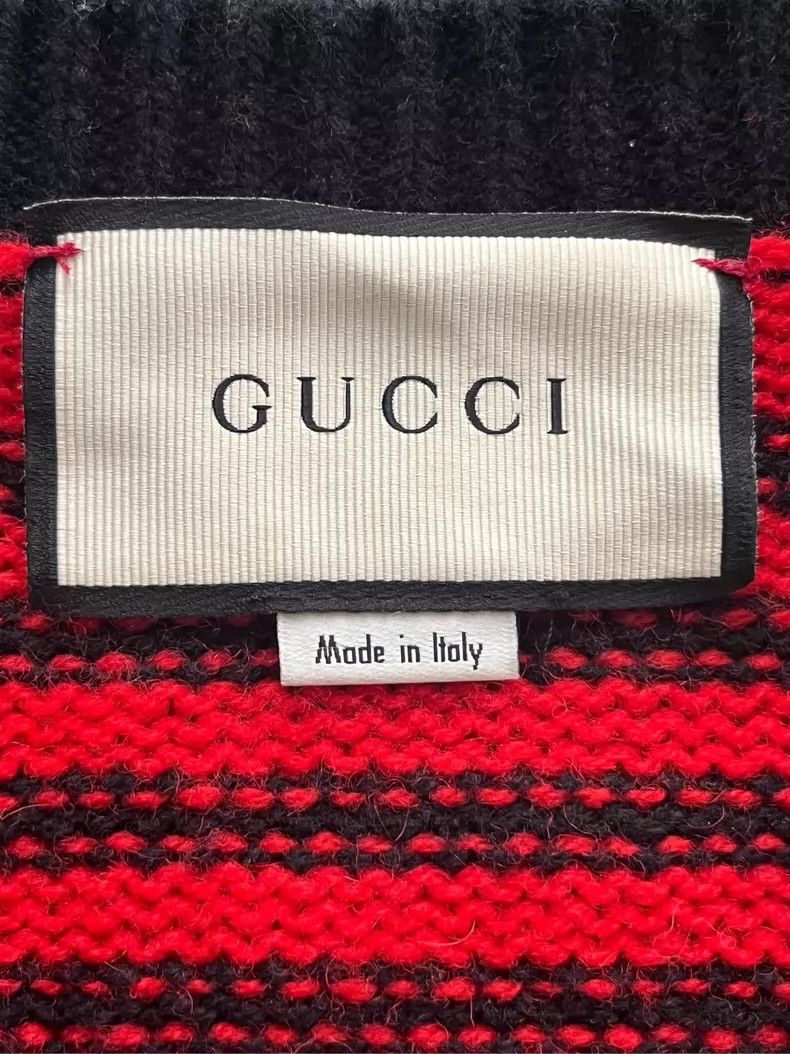 Gucci Gucci Little bee embroidered wool sweater 2504-Nextarrow Size US XS / EU 42 / 0 - 5 Thumbnail