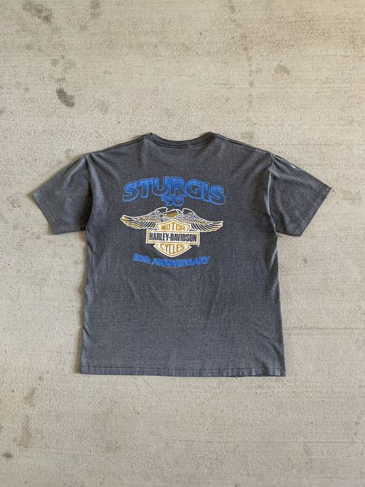 Vintage Vintage 1990 Sturgis Black Hills Rally Harley Davidson Tee ...