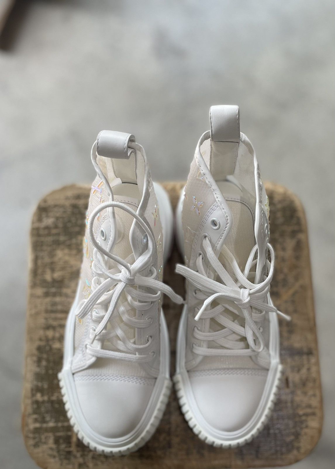 Louis Vuitton LOUIS VUITTON Iridescent Technical Mesh Monogram Size US 5 / EU 37 - 5 Thumbnail