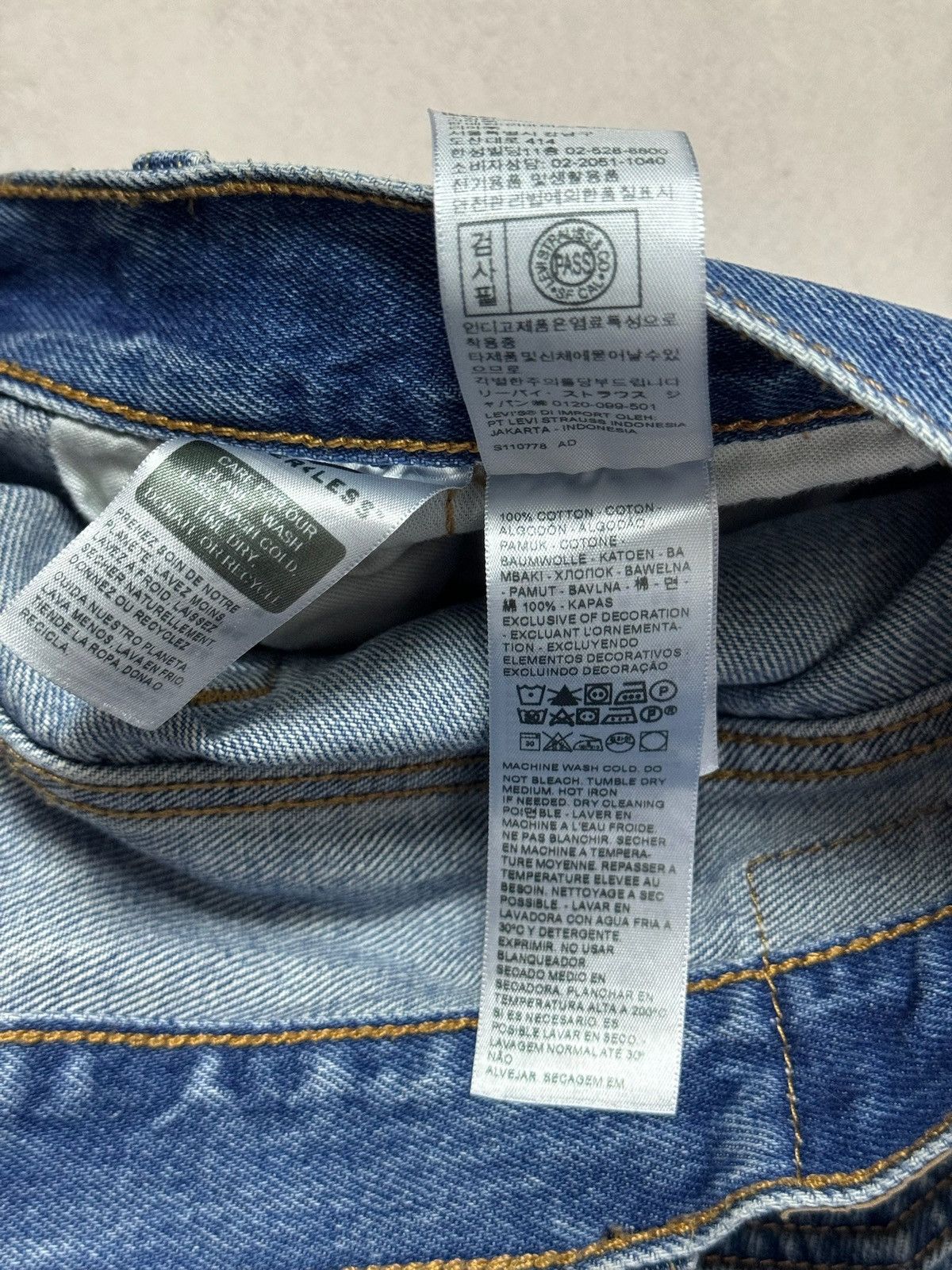 Levi's × Levi's Vintage Clothing Vintage Levis 501 Jeans Denim Pants Straight w38 l32 Y2K 90s Size US 38 / EU 54 - 13 Thumbnail