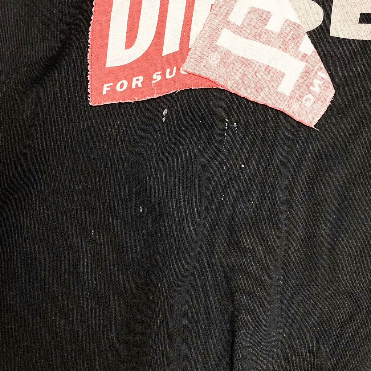 Diesel Diesel Ripped Logo distressed Black Hoodie Size US M / EU 48-50 / 2 - 5 Thumbnail