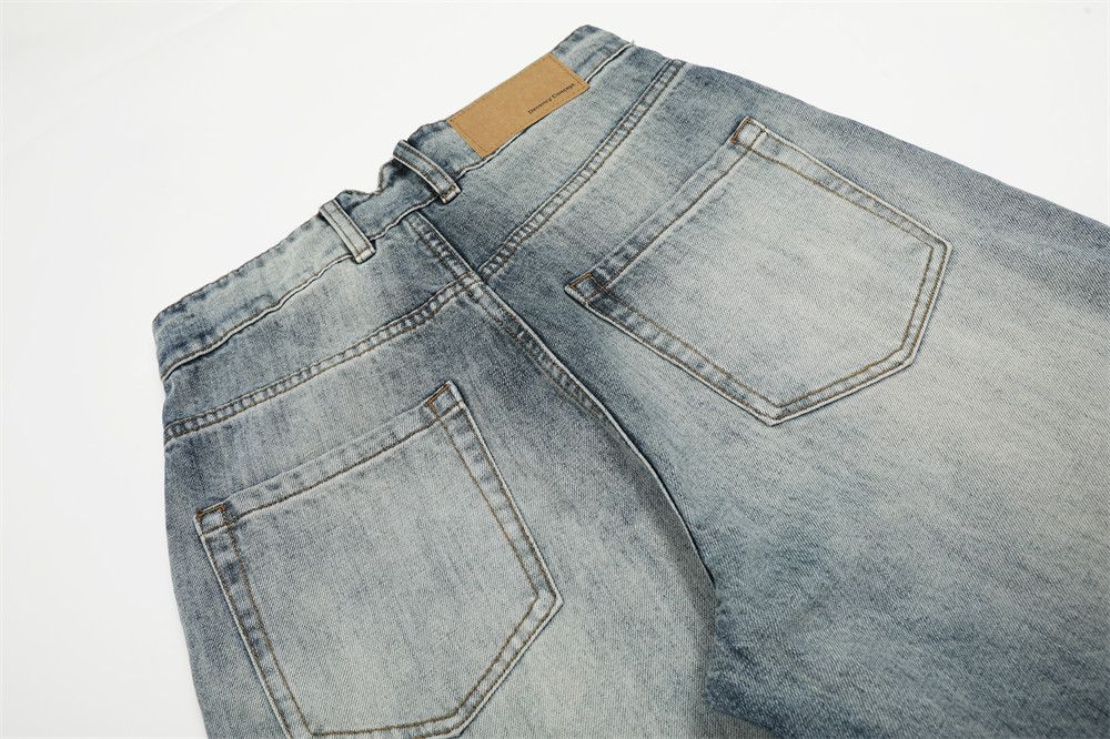 Vintage Men's Cleanfit vintage distressed washed gradient jeans Size US 32 / EU 48 - 5 Thumbnail