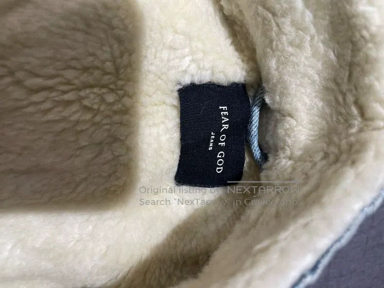 Fear of God Fear of God Heavy water ripple denim army coat Size US L / EU 52-54 / 3 - 6 Thumbnail