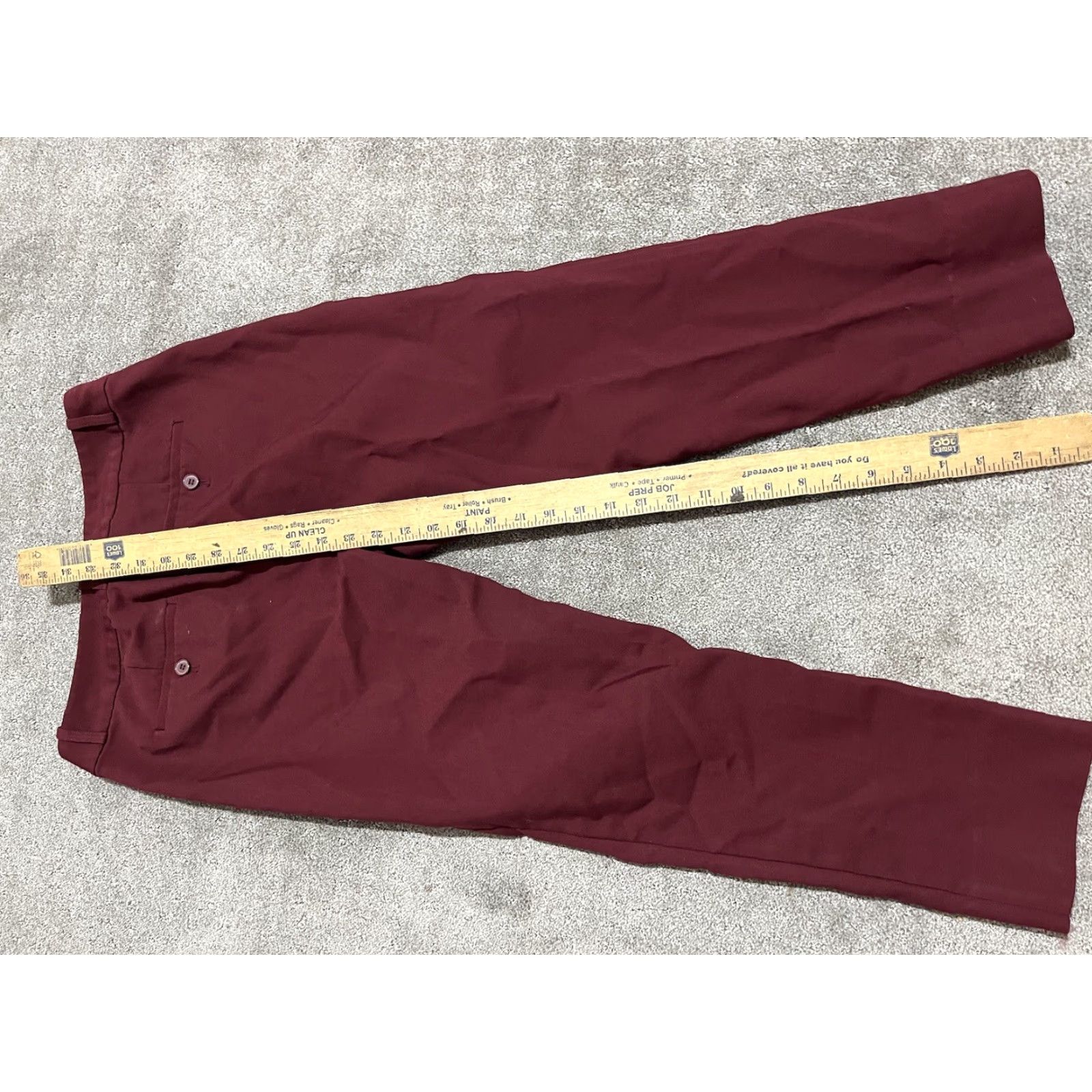 Liz Claiborne Liz Claiborne Women's Classic Straight Leg Pants Red Size 4 Business Workwear Stretch Size 27" / US 4 / IT 40 - 6 Thumbnail