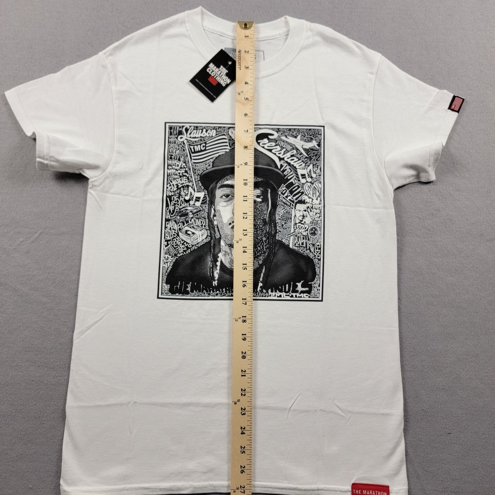 Other The Marathon Clothing "Nipsey Hussle" Tshirt Sz S White Size US S / EU 44-46 / 1 - 8 Thumbnail