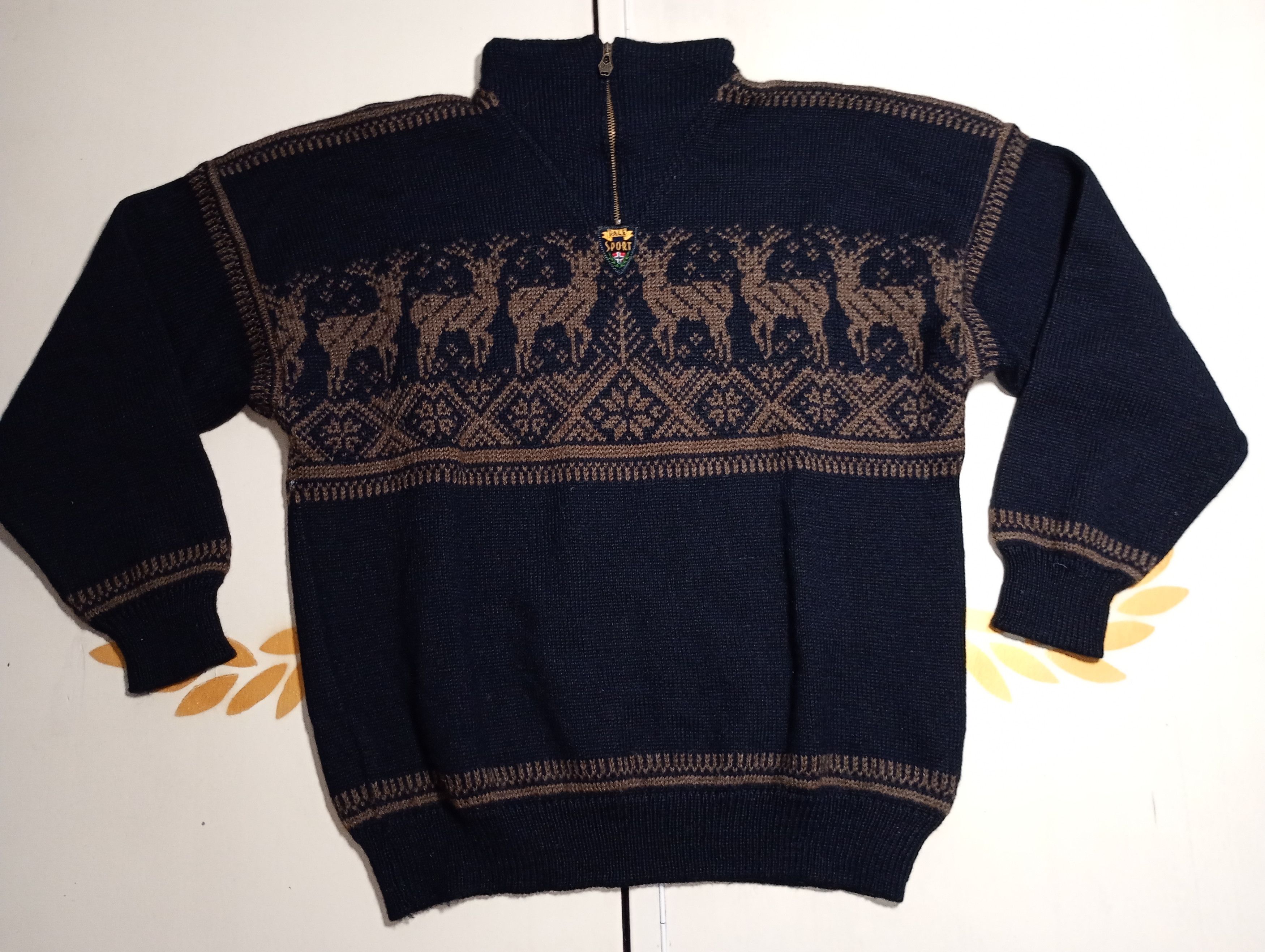 Dale Of Norway Dale Of Norway Sport 1/4 Zip Heavy Sweater Vintage 90's Size US XL / EU 56 / 4 - 1 Thumbnail