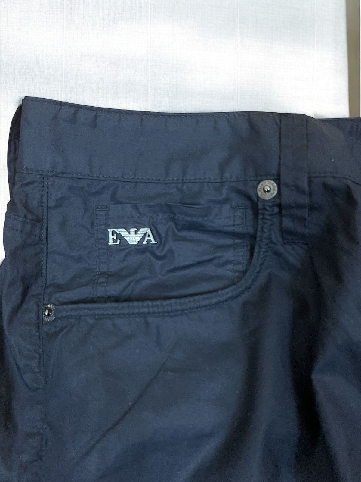 Emporio Armani Emporio Armani Navy Chino Trousers Size 29 Size US 29 - 6 Thumbnail