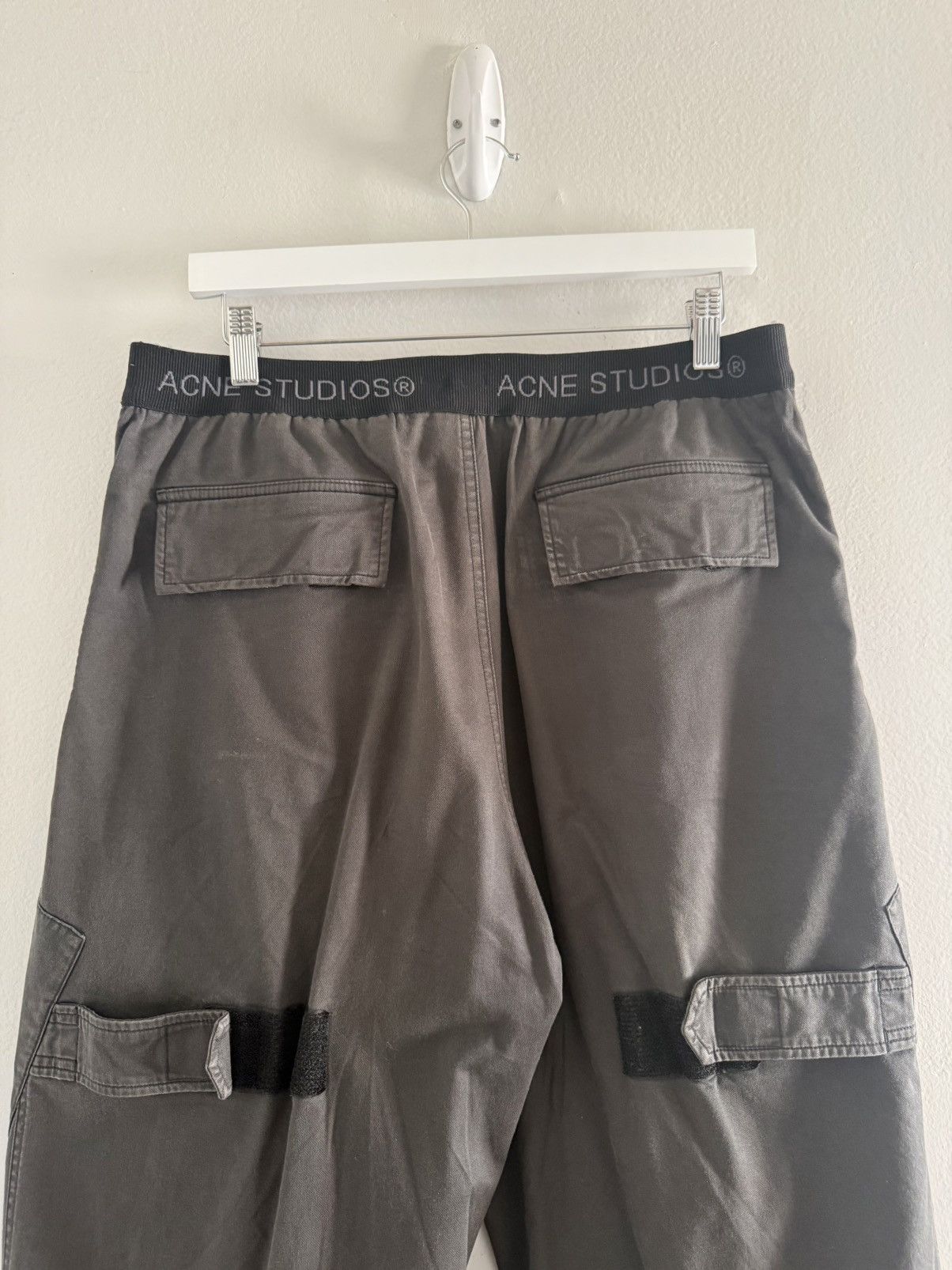 Acne Studios Acne Studios Chevron 6 Pocket Cargo Pants Washed Anthracite Size US 34 / EU 50 - 21 Thumbnail