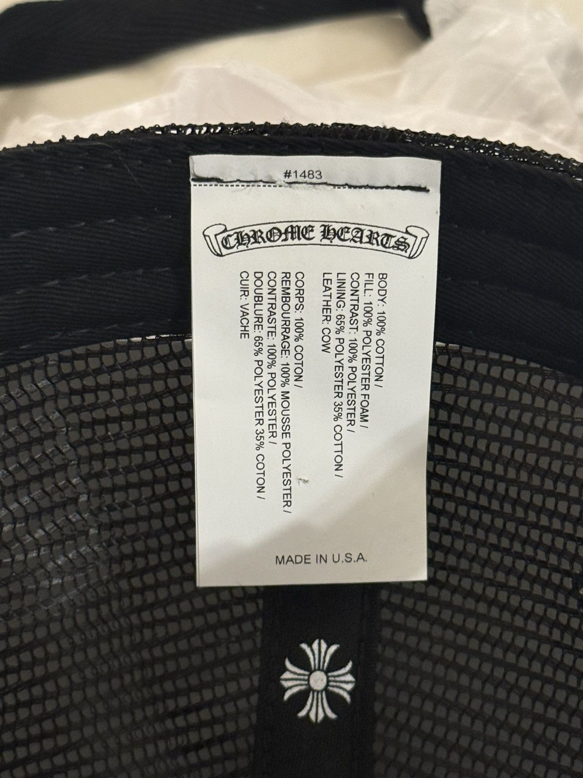 Chrome Hearts Chrome Hearts Cemetery Camo Cross Trucker Hat Size ONE SIZE - 5 Thumbnail