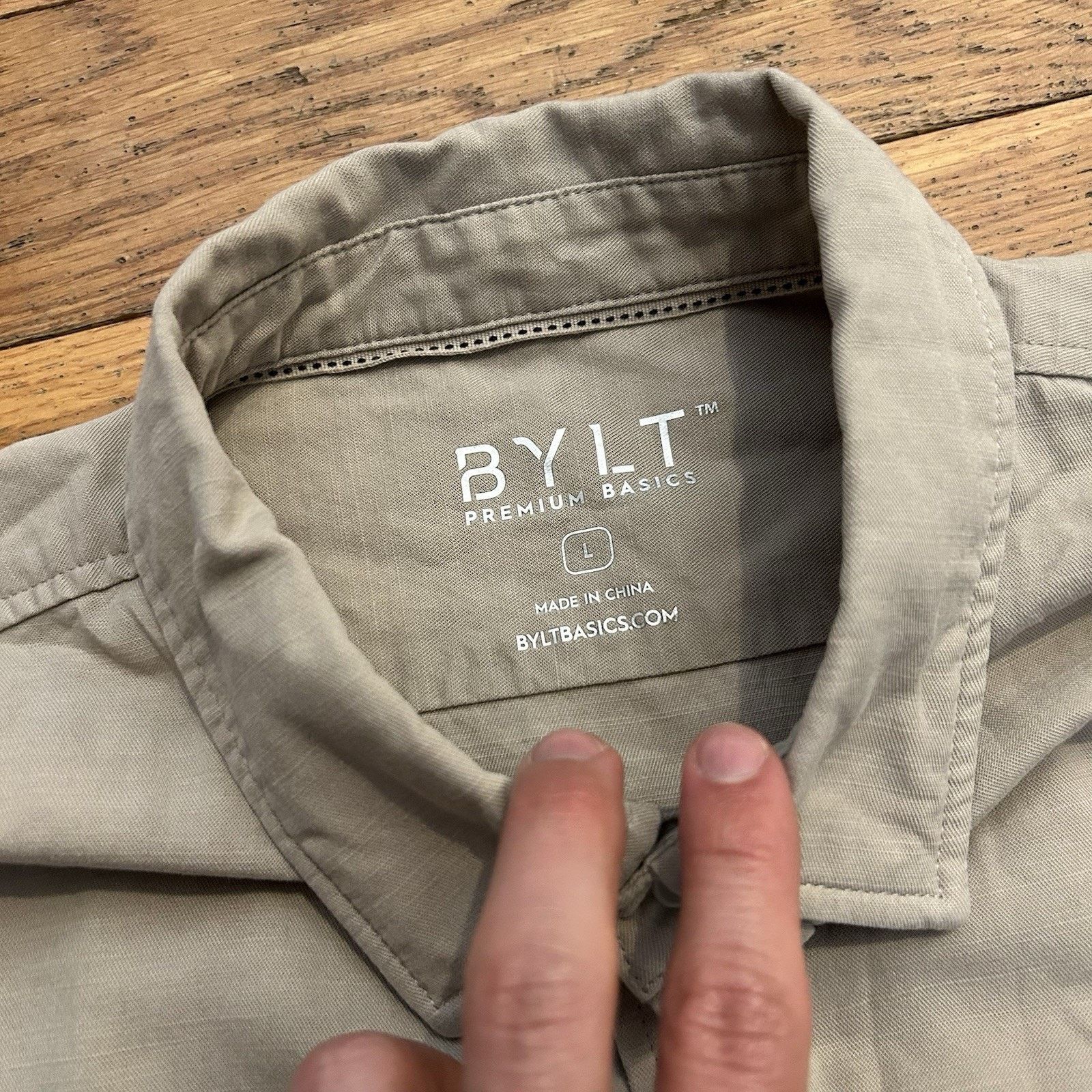 BYLT Premium Basics Stretch Performance Commuter Button Up Shirt Large Size US L / EU 52-54 / 3 - 3 Thumbnail