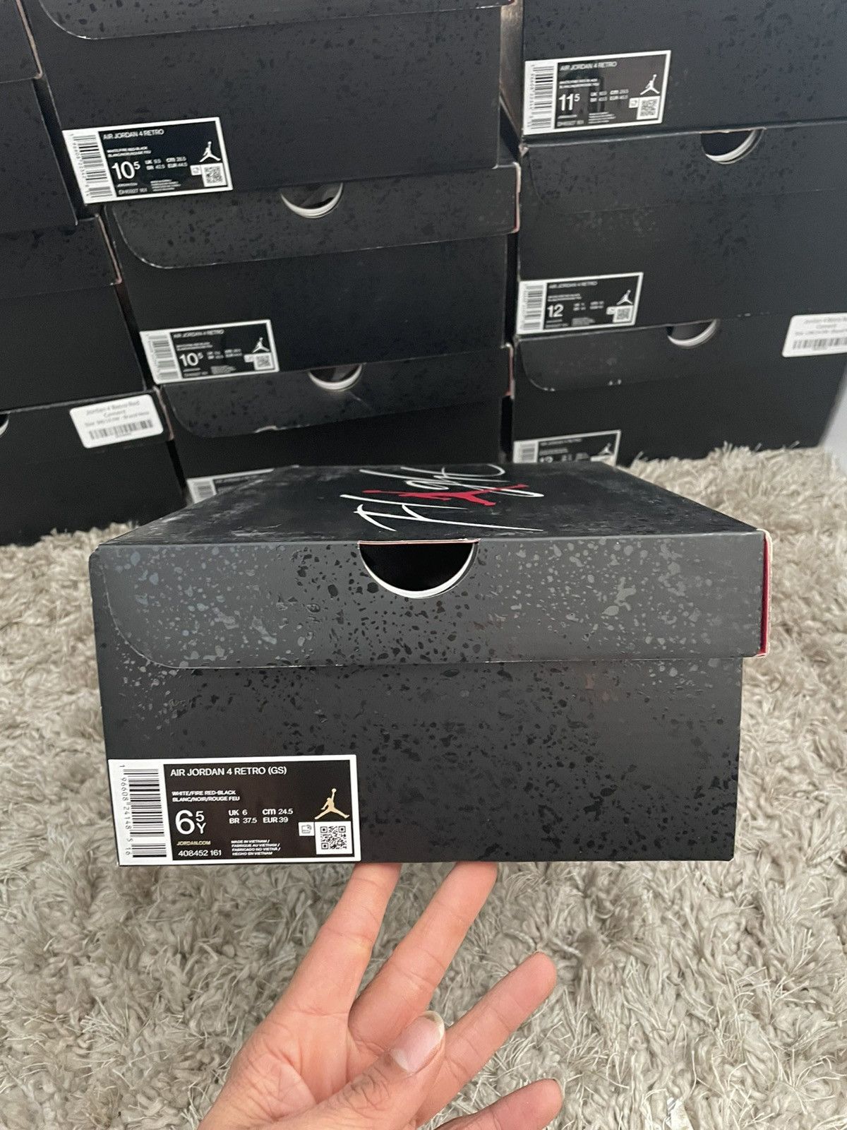 Jordan Brand Jordan 4 Red Cement Size US 6.5 / EU 39-40 - 9 Thumbnail