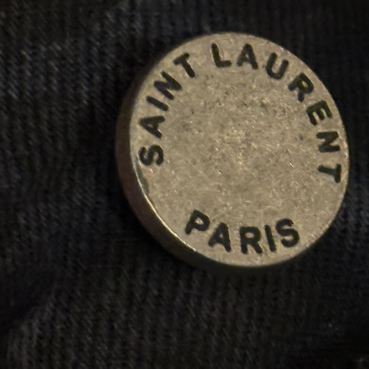 Saint Laurent Paris Saint Laurent Paris black leopard print jeans Size 31" - 8 Thumbnail