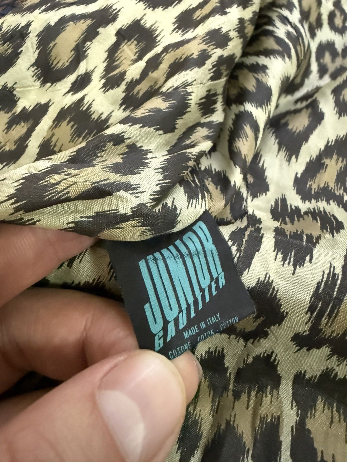 Jean Paul Gaultier Vintage 1990s Junior Gaultier Striped Floral Blazer Jacket Size L / US 10 / IT 46 - 17 Thumbnail