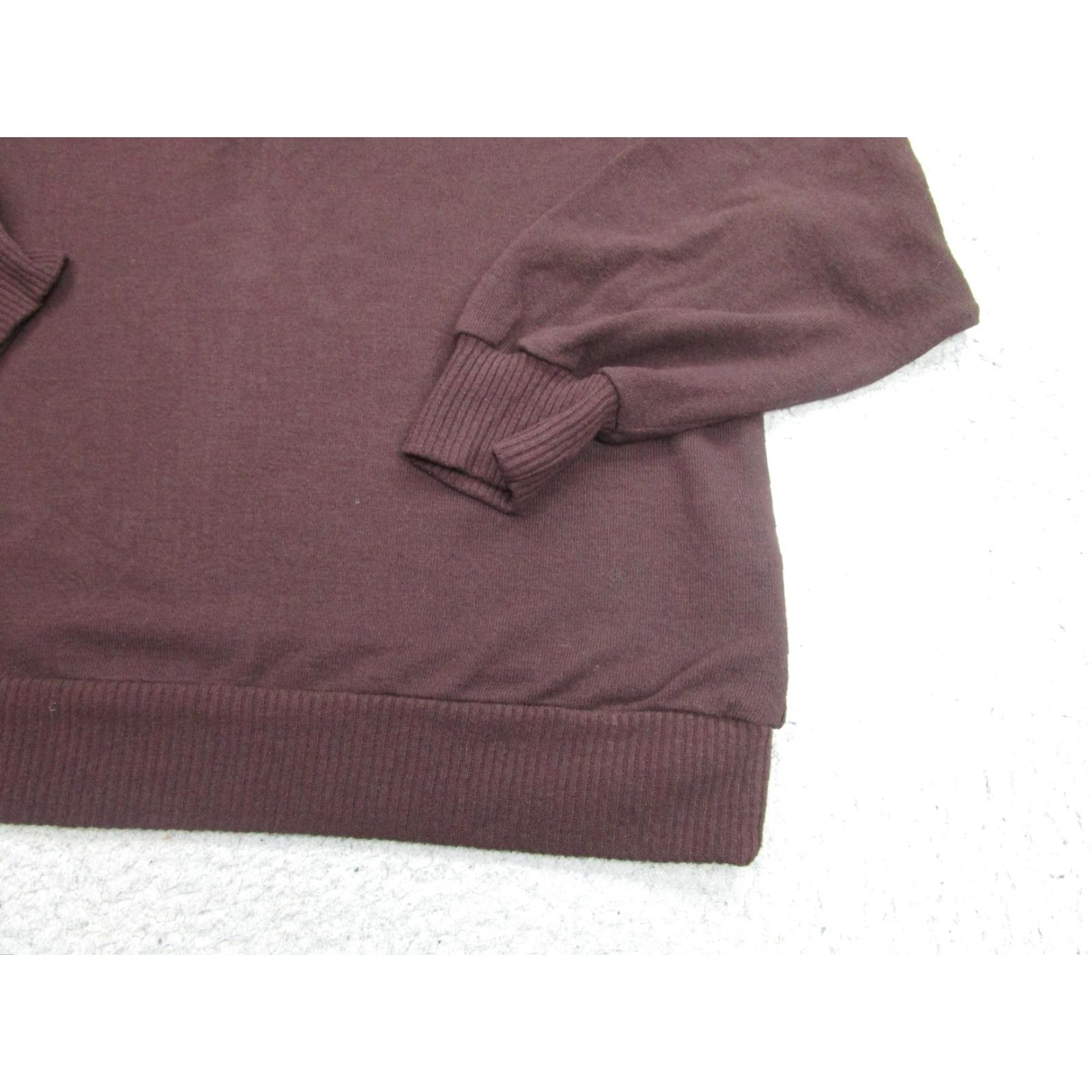 Vintage All Time Favorite Sweater Womens Small Brown Collared Knit Pullover Stretch Size S / US 4 / IT 40 - 2 Thumbnail