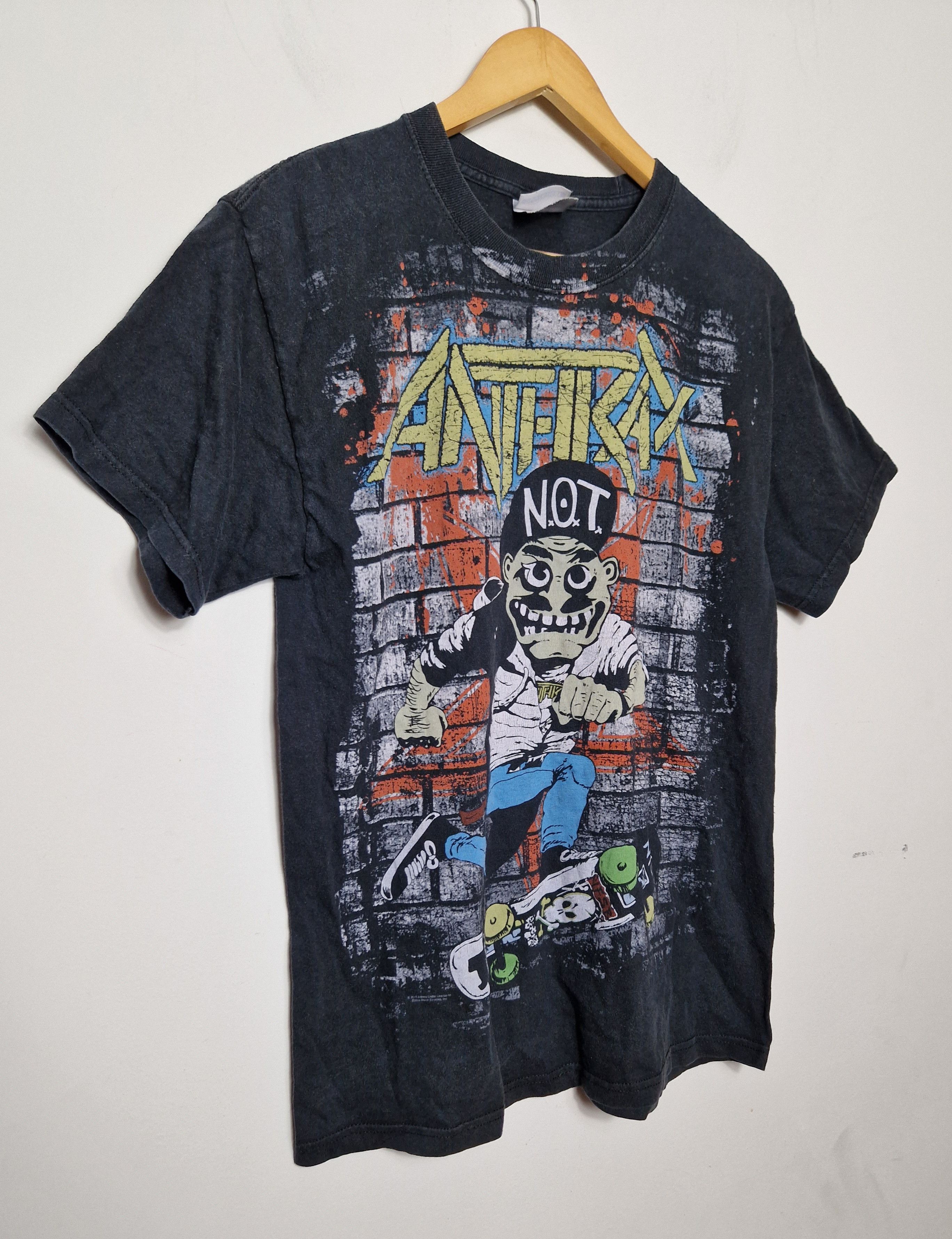 Vintage Anthrax vintage printed tee Size US S / EU 44-46 / 1 - 4 Thumbnail